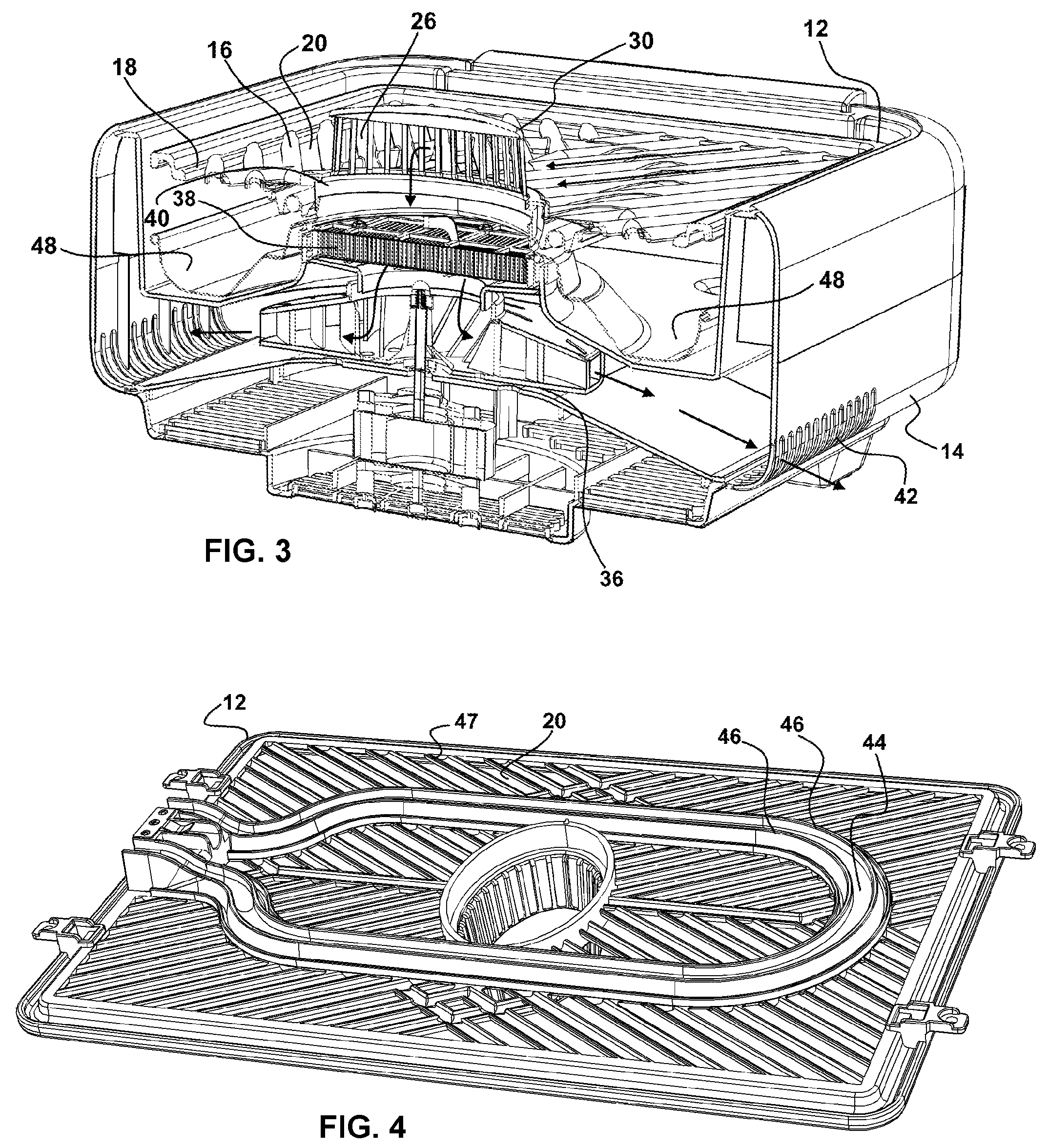 Patent US12098849 Figure 2 – Smokeless grill