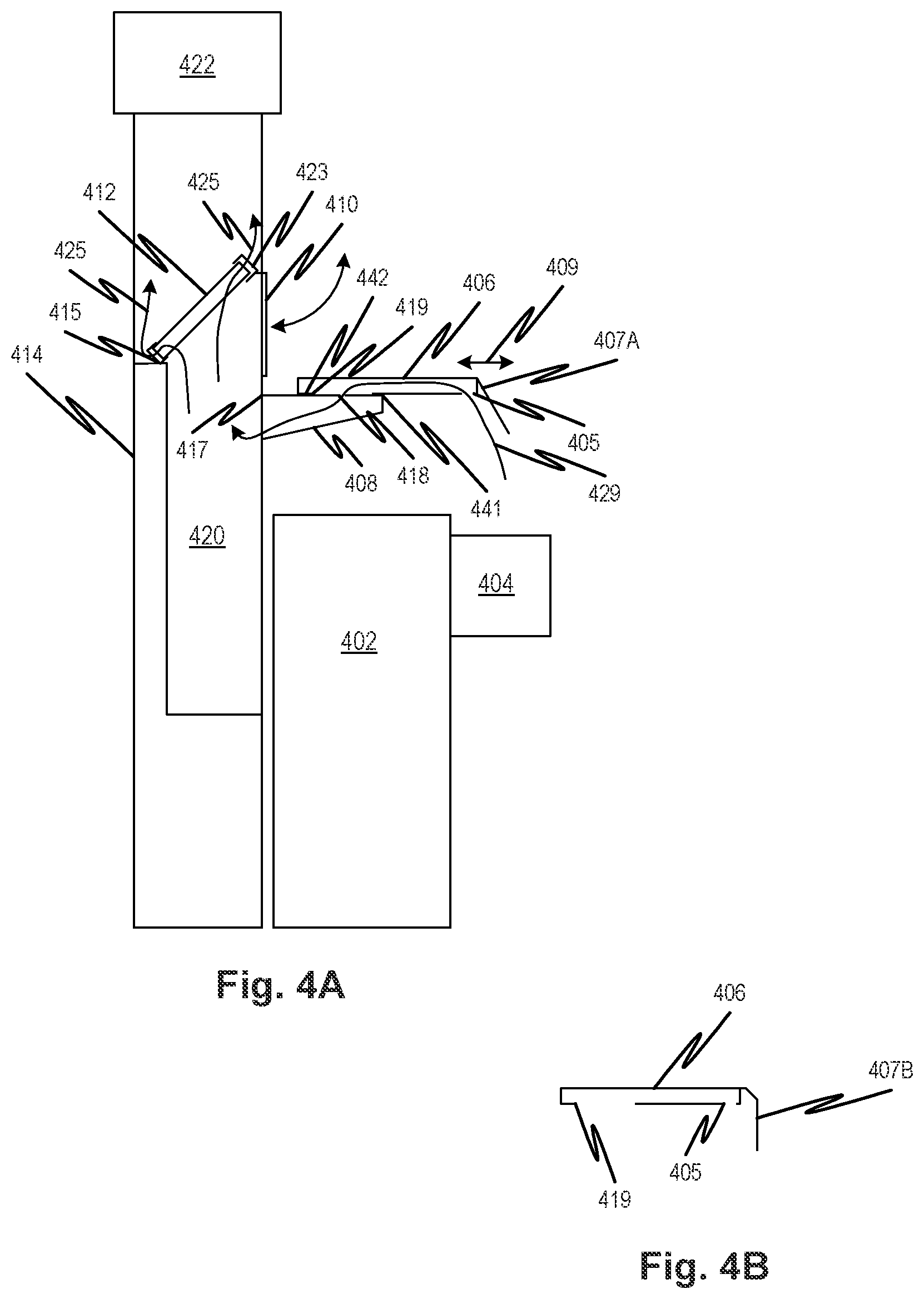 Patent US12098850 Figure 4 – Slide-type range hood