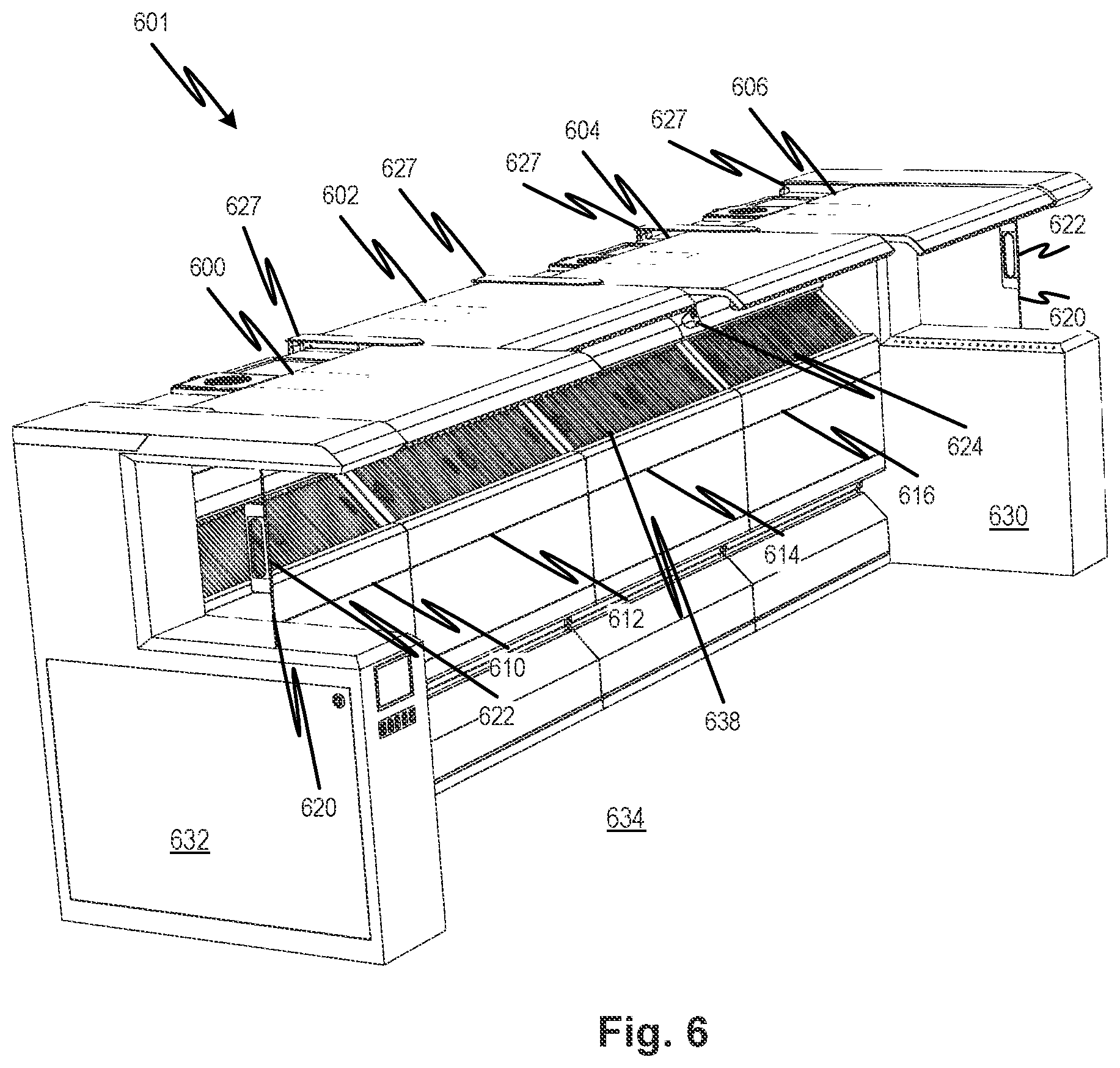 Patent US12098850 Figure 6 – Slide-type range hood