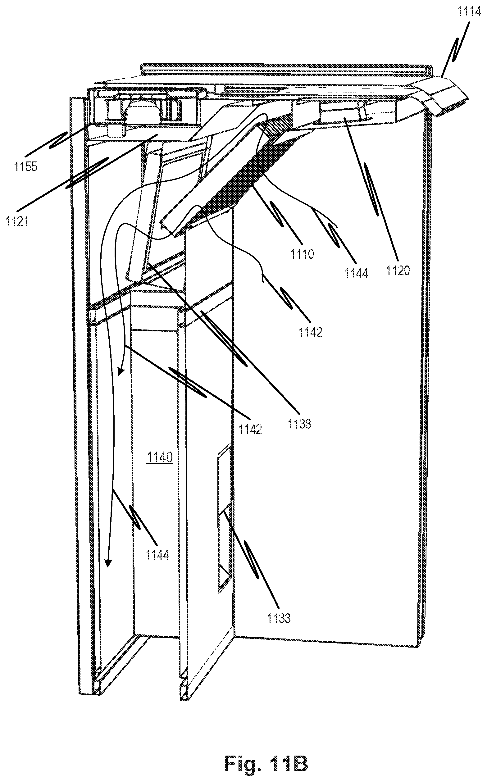 Patent US12098850 Figure 12 – Slide-type range hood