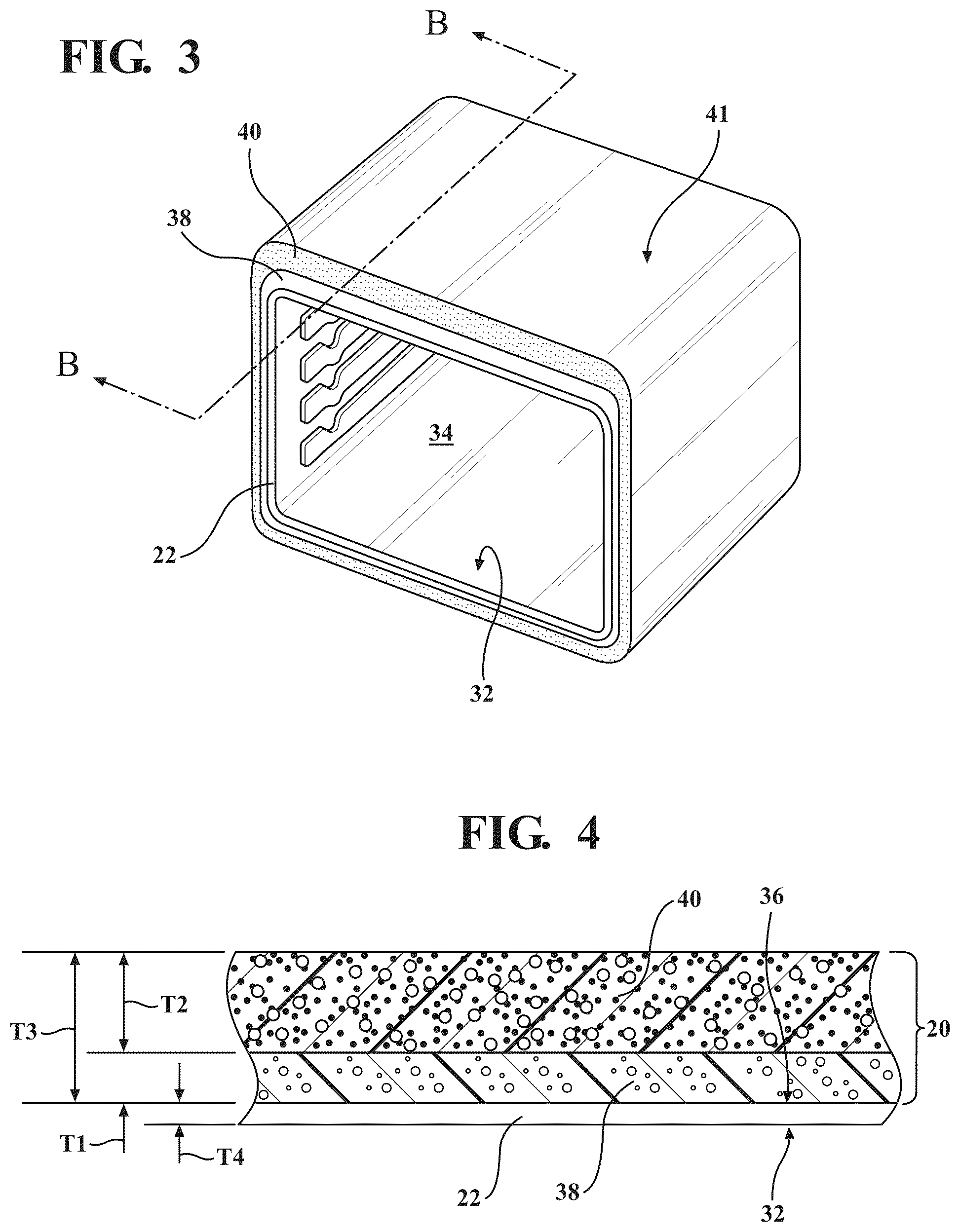 Patent US12098851 Figure 2 – Composite article for insulating appliance, appliance comprising composite article, and related method