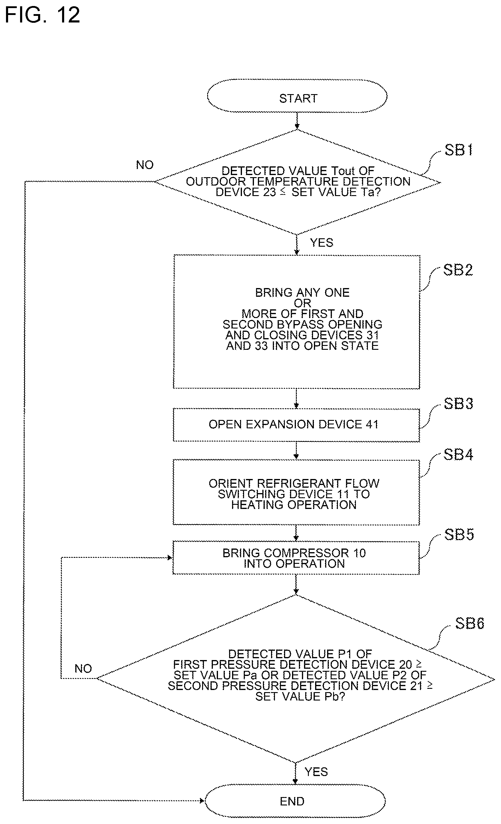Patent US12098855 Figure 12 – Air-conditioning apparatus