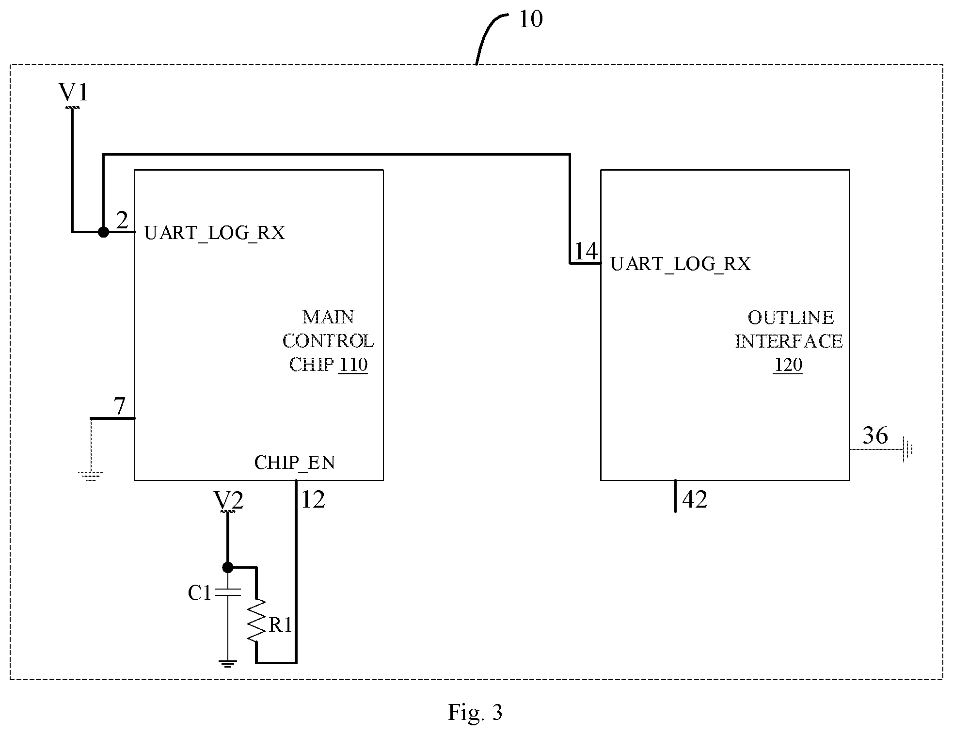 Patent US12098857 Figure 2 – Wireless communication device and air conditioner