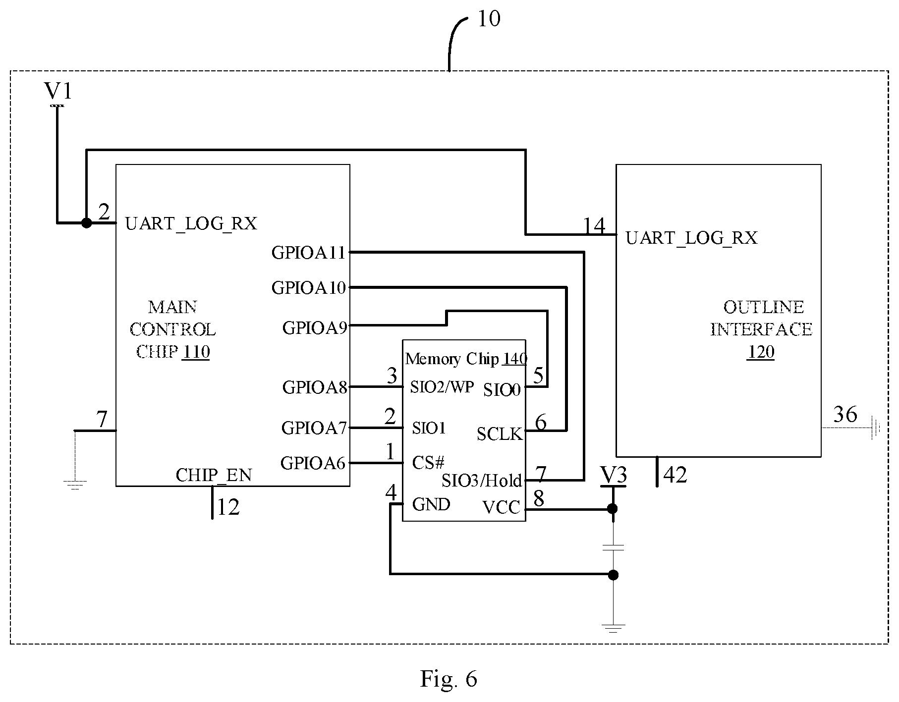 Patent US12098857 Figure 4 – Wireless communication device and air conditioner