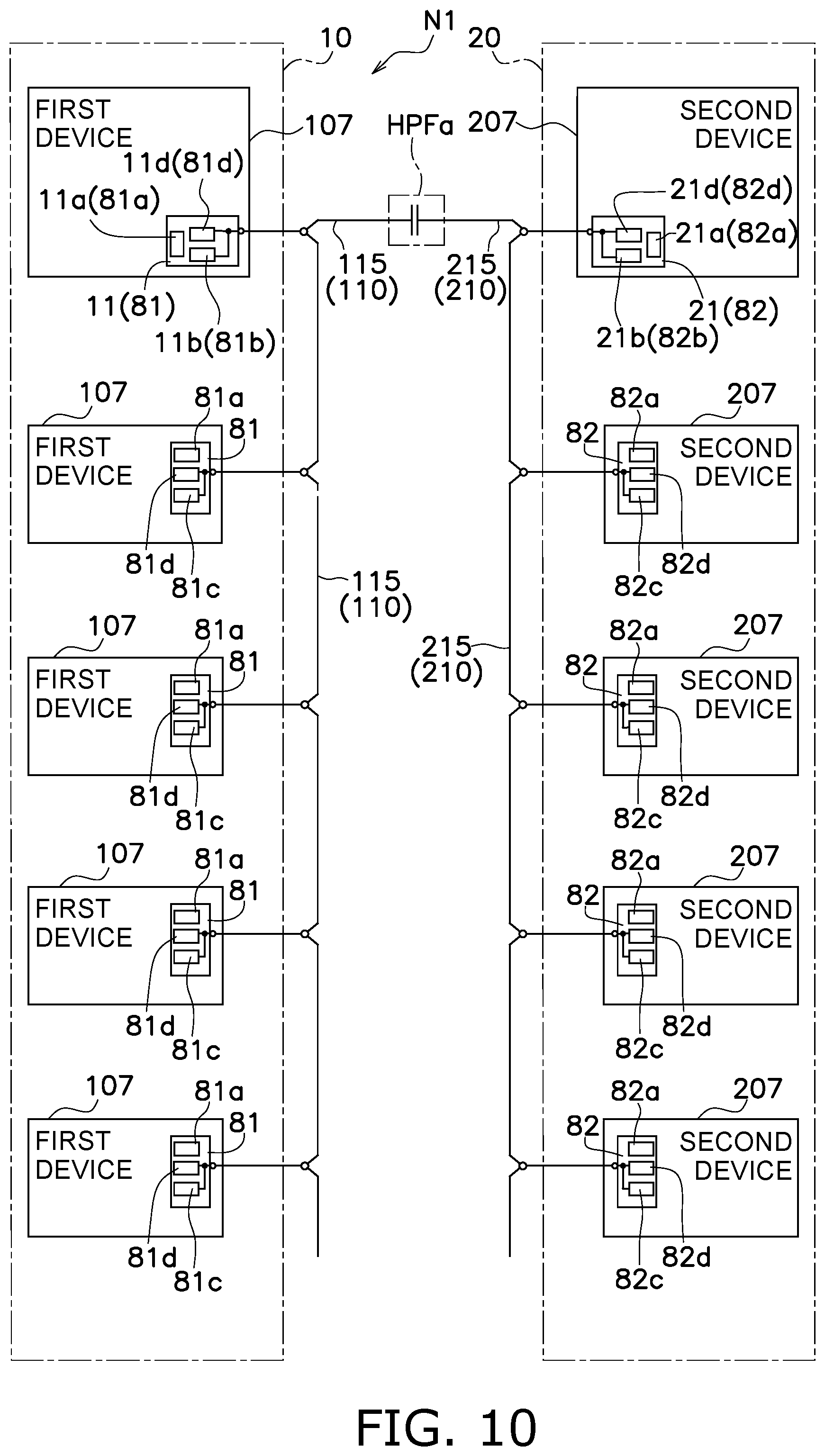 Patent US12098858 Figure 12 – Device network system recognizing devices connected to an identical network system