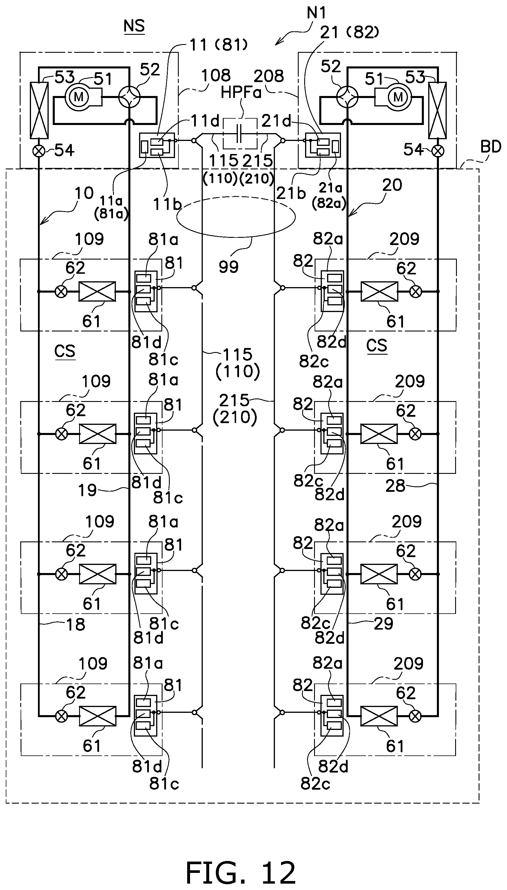 Patent US12098858 Figure 14 – Device network system recognizing devices connected to an identical network system