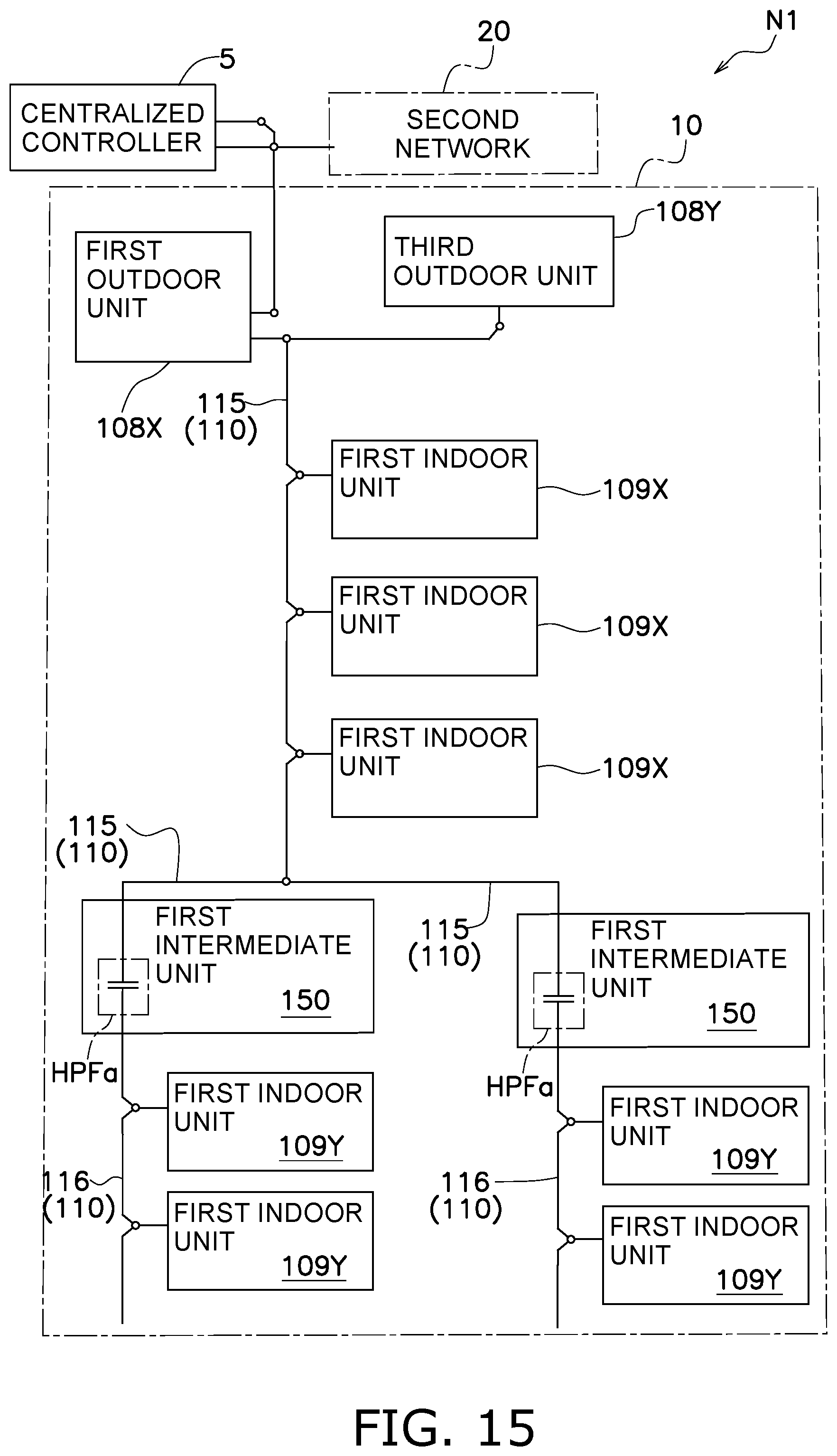 Patent US12098858 Figure 17 – Device network system recognizing devices connected to an identical network system