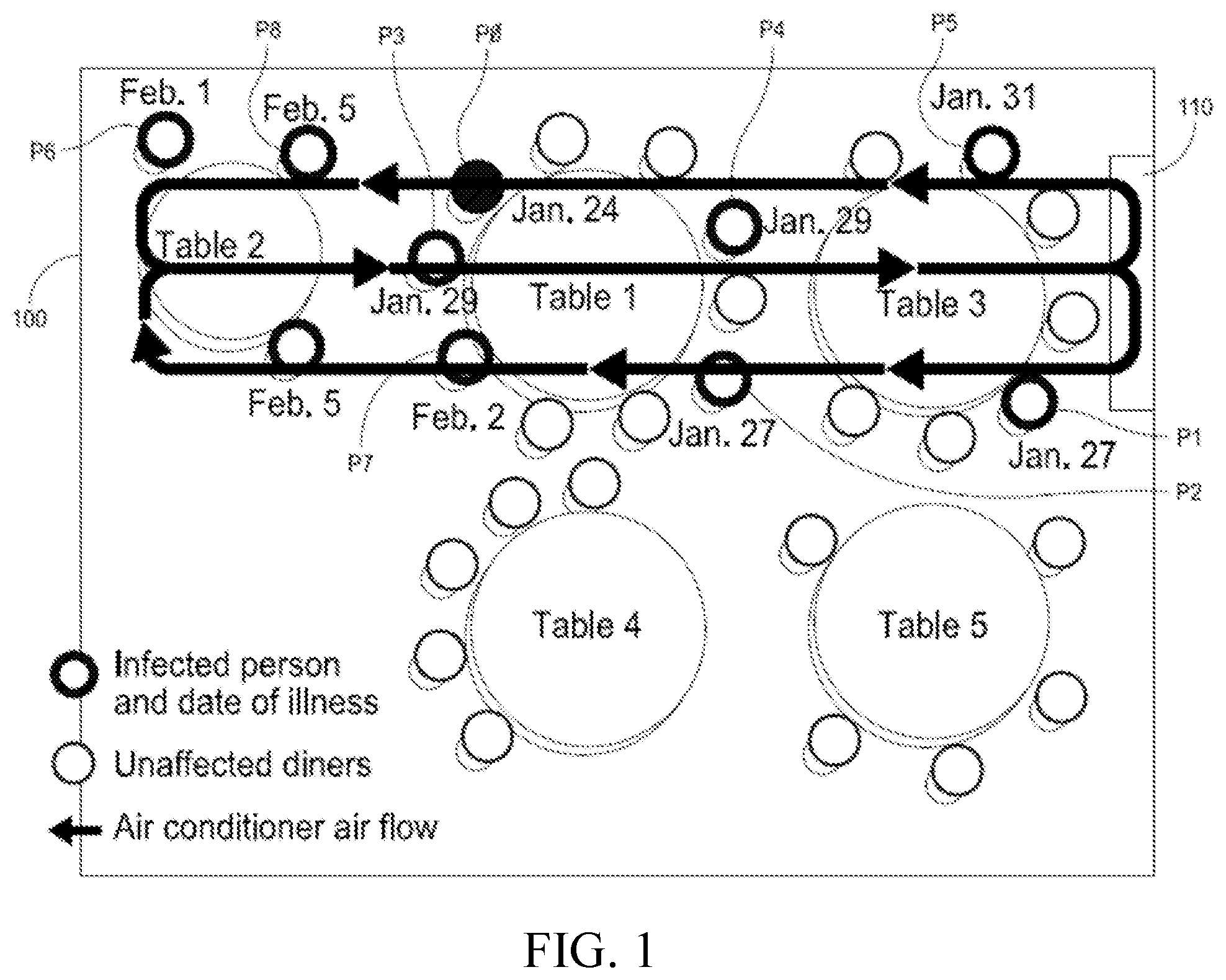 Patent US12098859 Figure 1 – Feedback-driven air treatment system for new and existing buildings