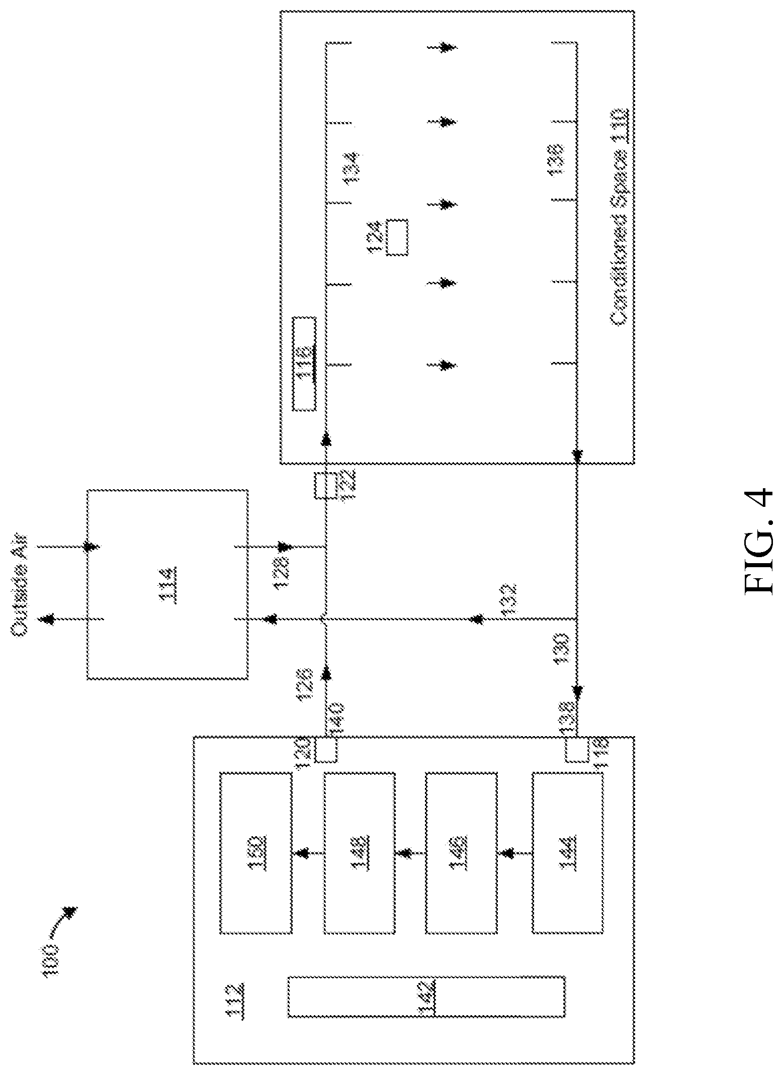 Patent US12098859 Figure 4 – Feedback-driven air treatment system for new and existing buildings