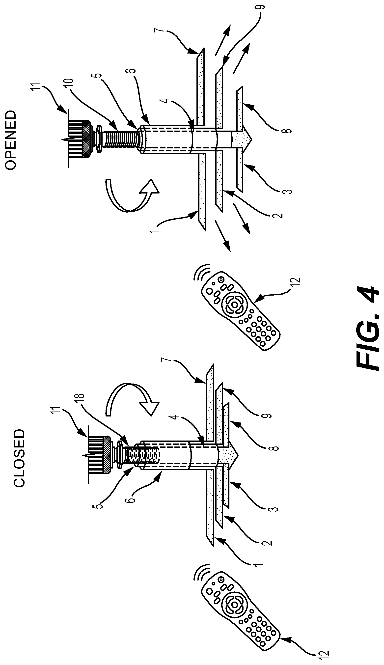Patent US12098861 Figure 4 – Smart vent/duct cover for controlling and cooling temperatures individual rooms