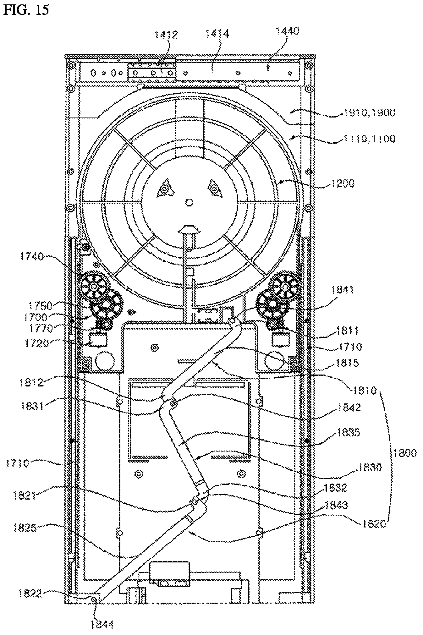 Patent US12098862 Figure 15 – Indoor unit of an air conditioner