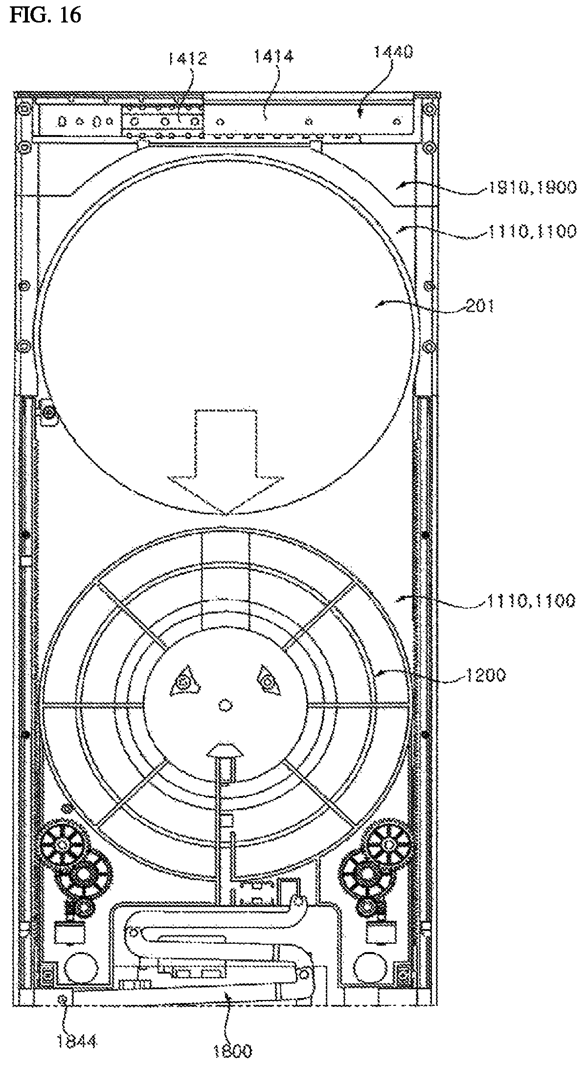 Patent US12098862 Figure 16 – Indoor unit of an air conditioner