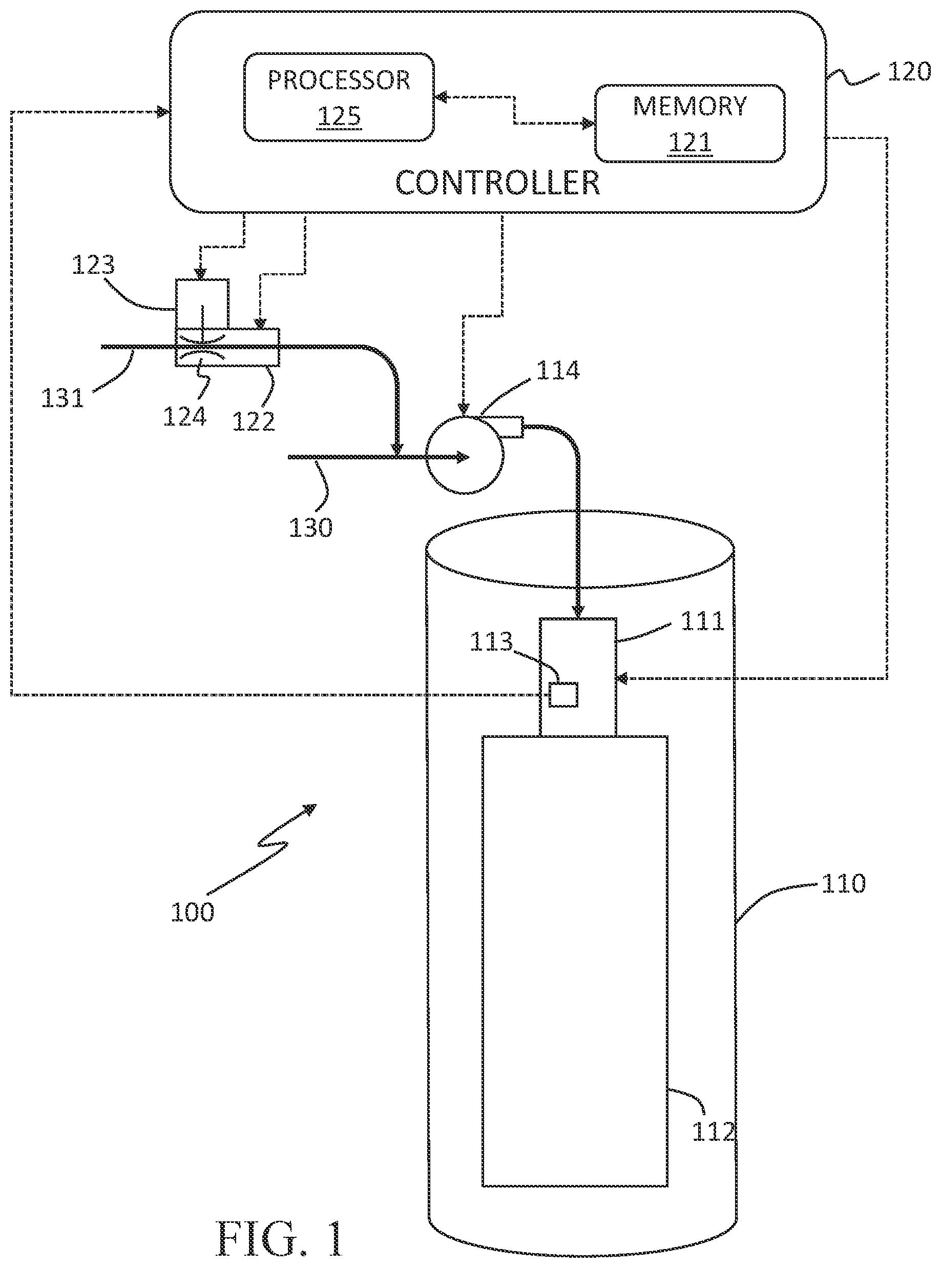 Patent US12098867 Figure 1 – Water heating system and method of operating the same