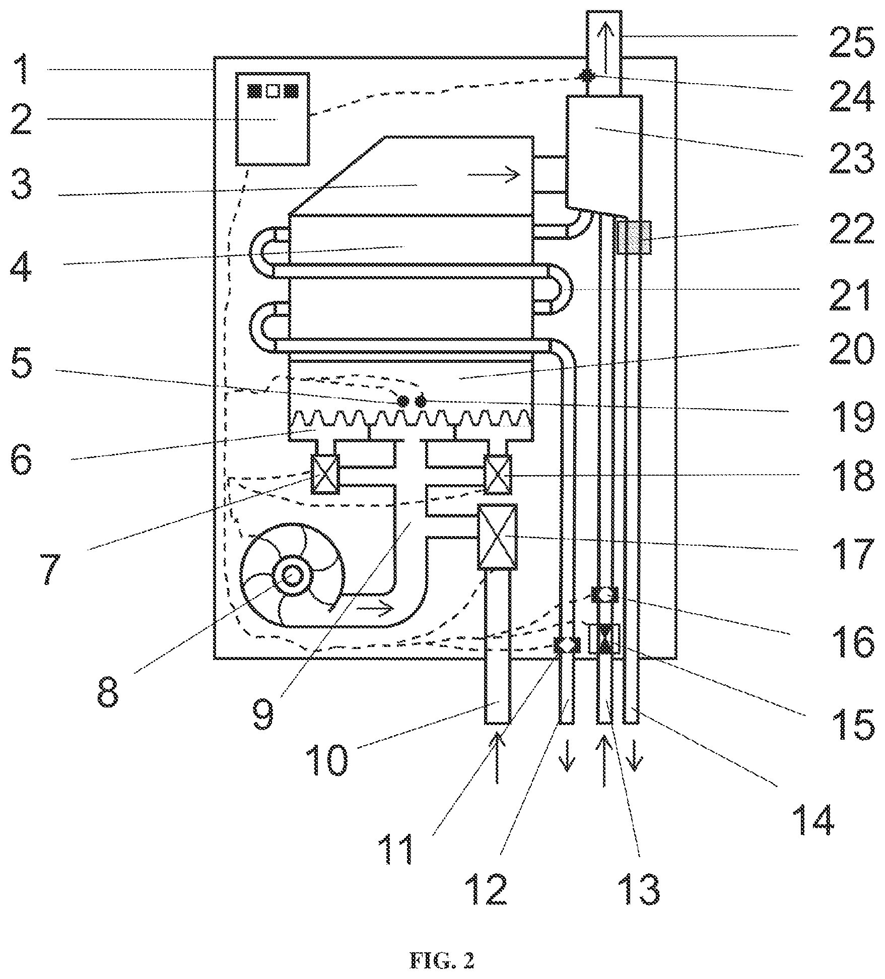 Patent US12098868 Figure 2 – Control method for hydrogen-fueled domestic gas water heater