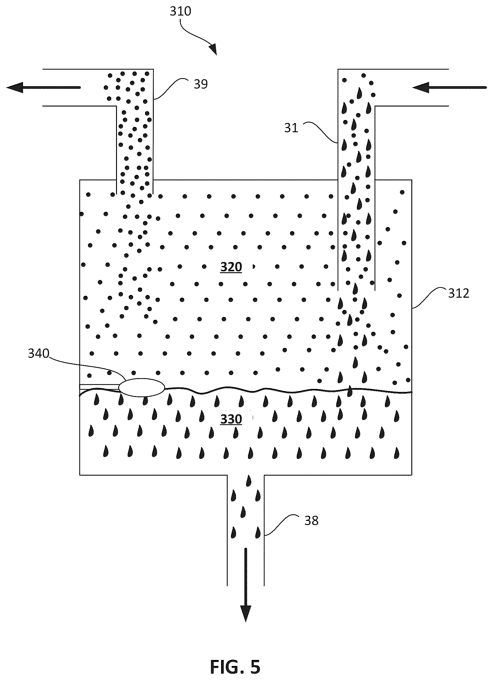Patent US12098869 Figure 5 – Cooling system with controlled biphase mixing of refrigerant