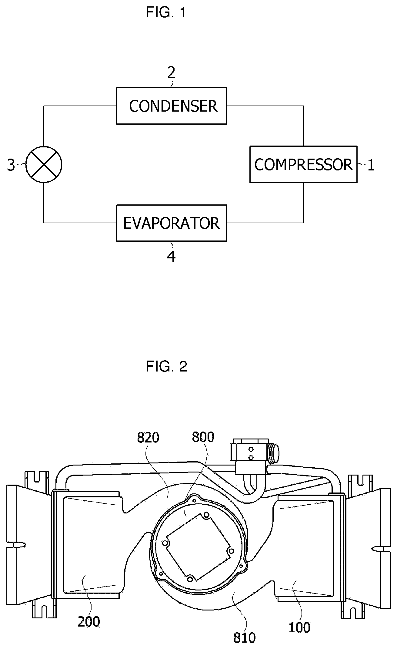 Patent US12098871 Figure 1 – Vehicle air-conditioning system