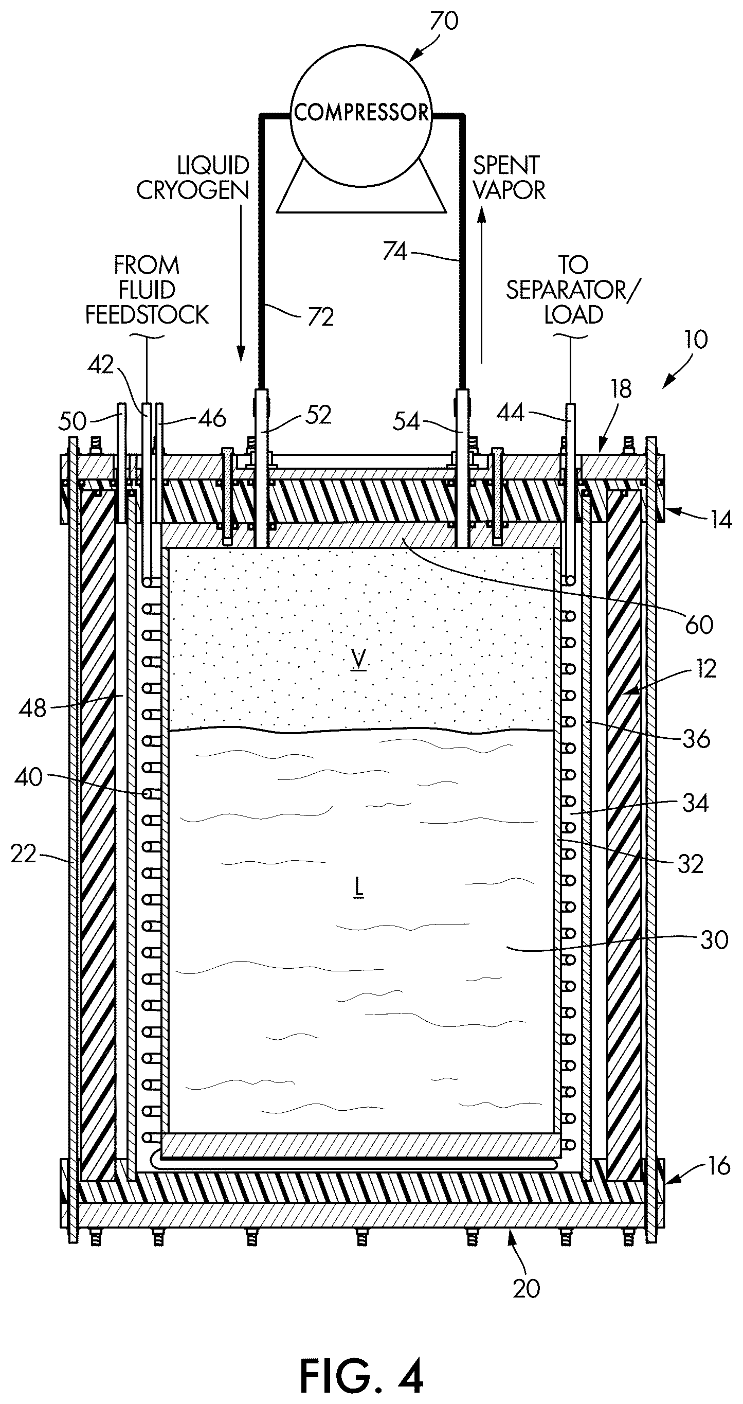 Patent US12098873 Figure 4 – Cryogenic cell