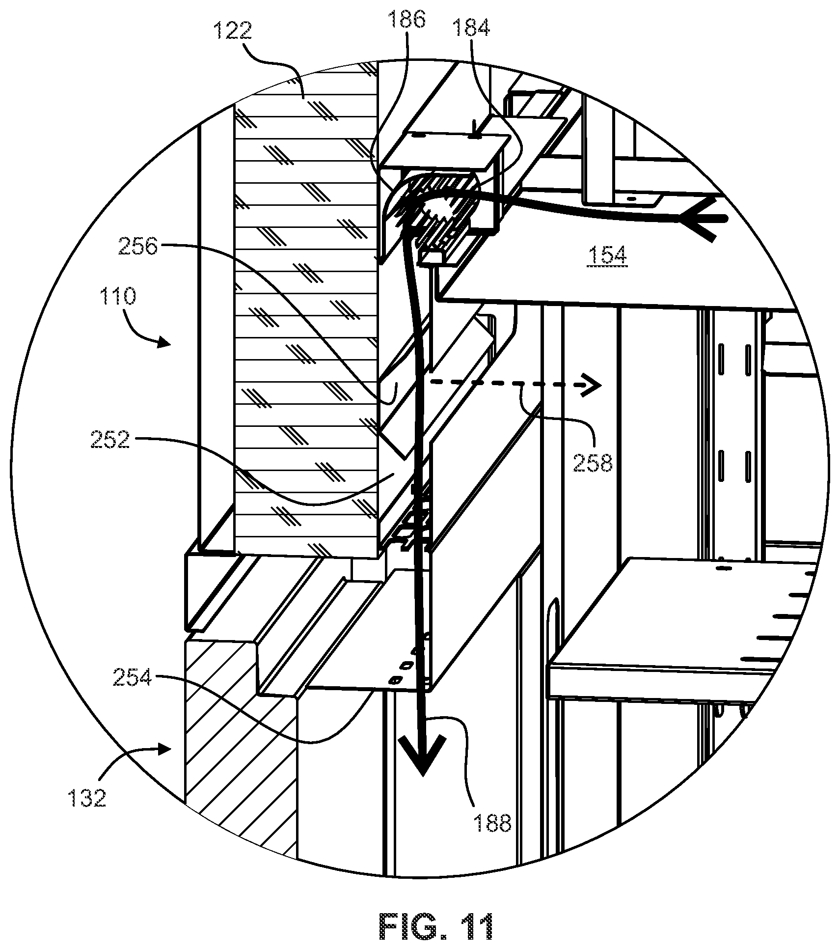 Patent US12098877 Figure 9 – Walk-in refrigeration system