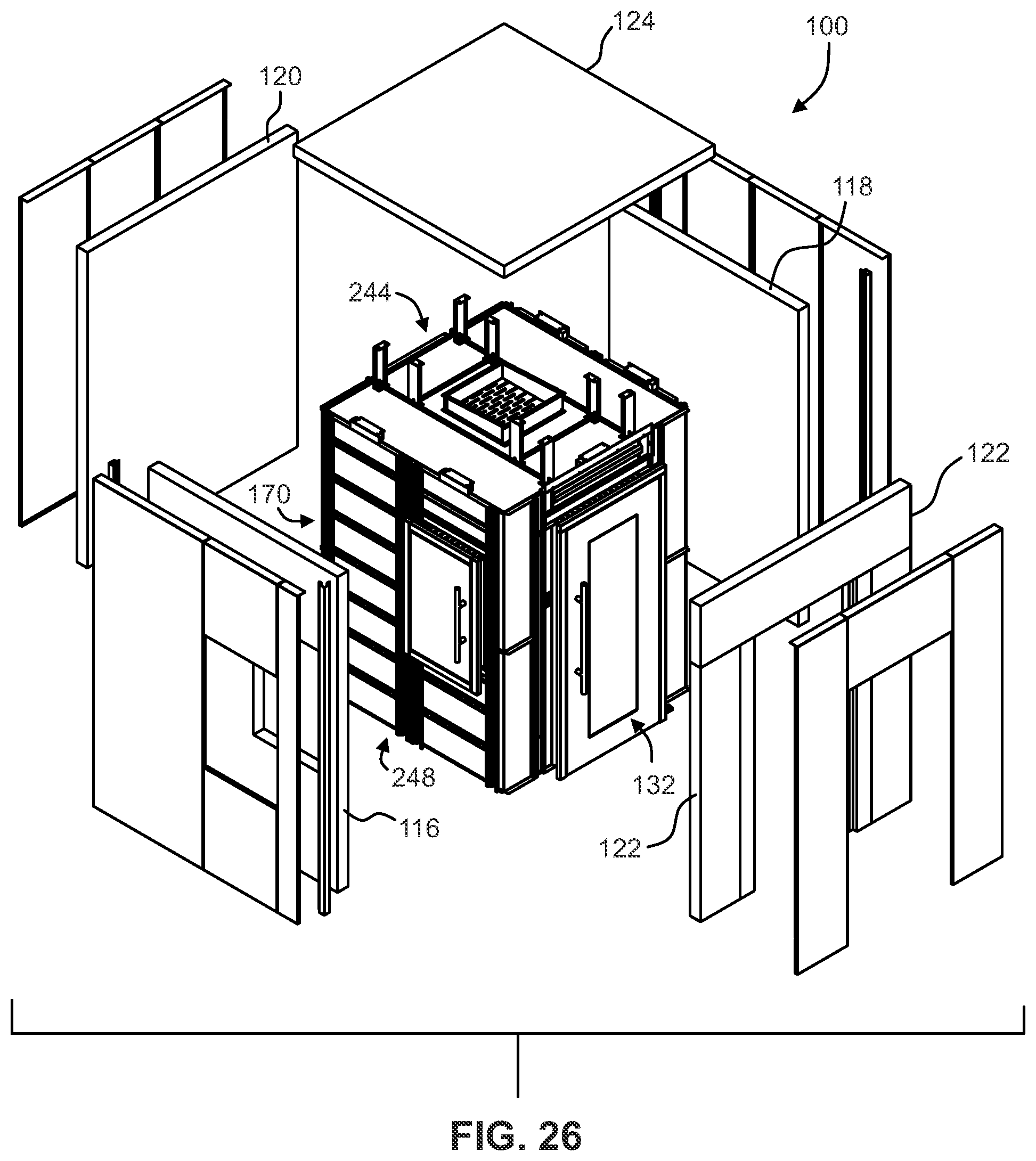 Patent US12098877 Figure 18 – Walk-in refrigeration system