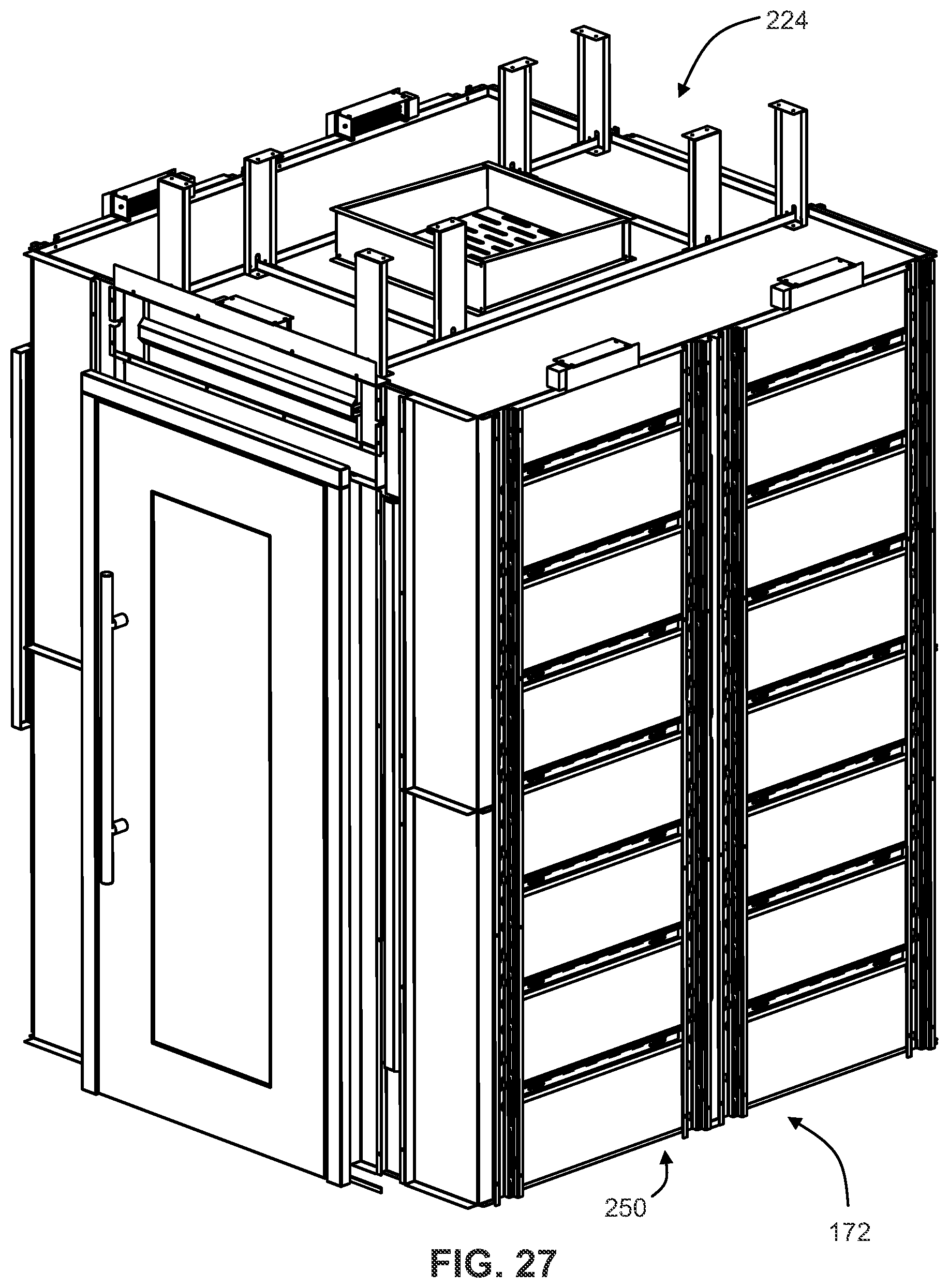Patent US12098877 Figure 19 – Walk-in refrigeration system