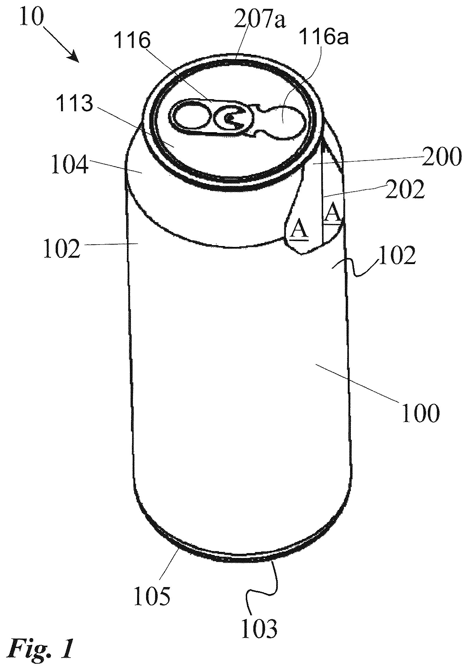 Patent US12098880 Figure 1 – Apparatus for chilling beverages and other food products and process of manufacture