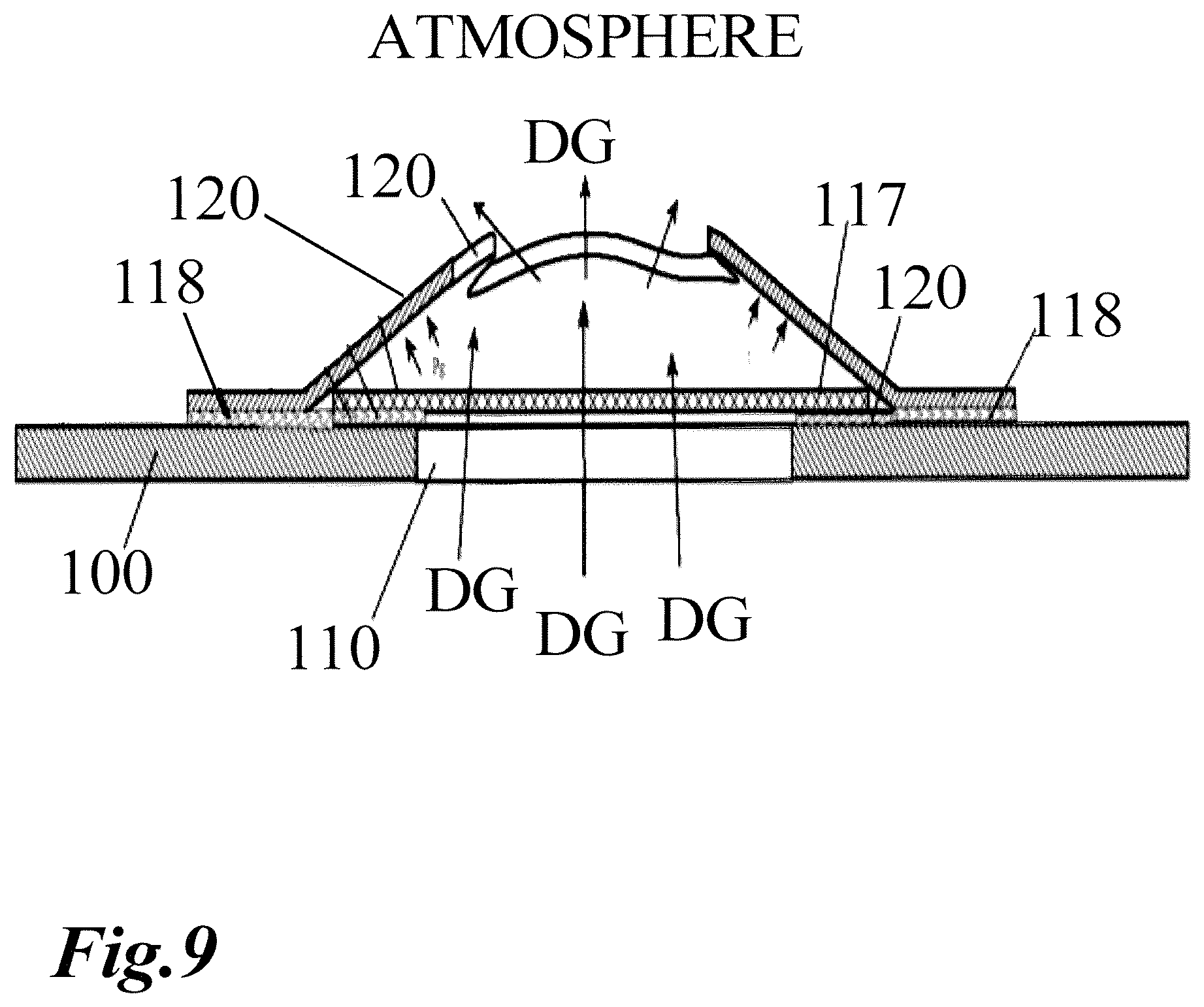 Patent US12098880 Figure 9 – Apparatus for chilling beverages and other food products and process of manufacture