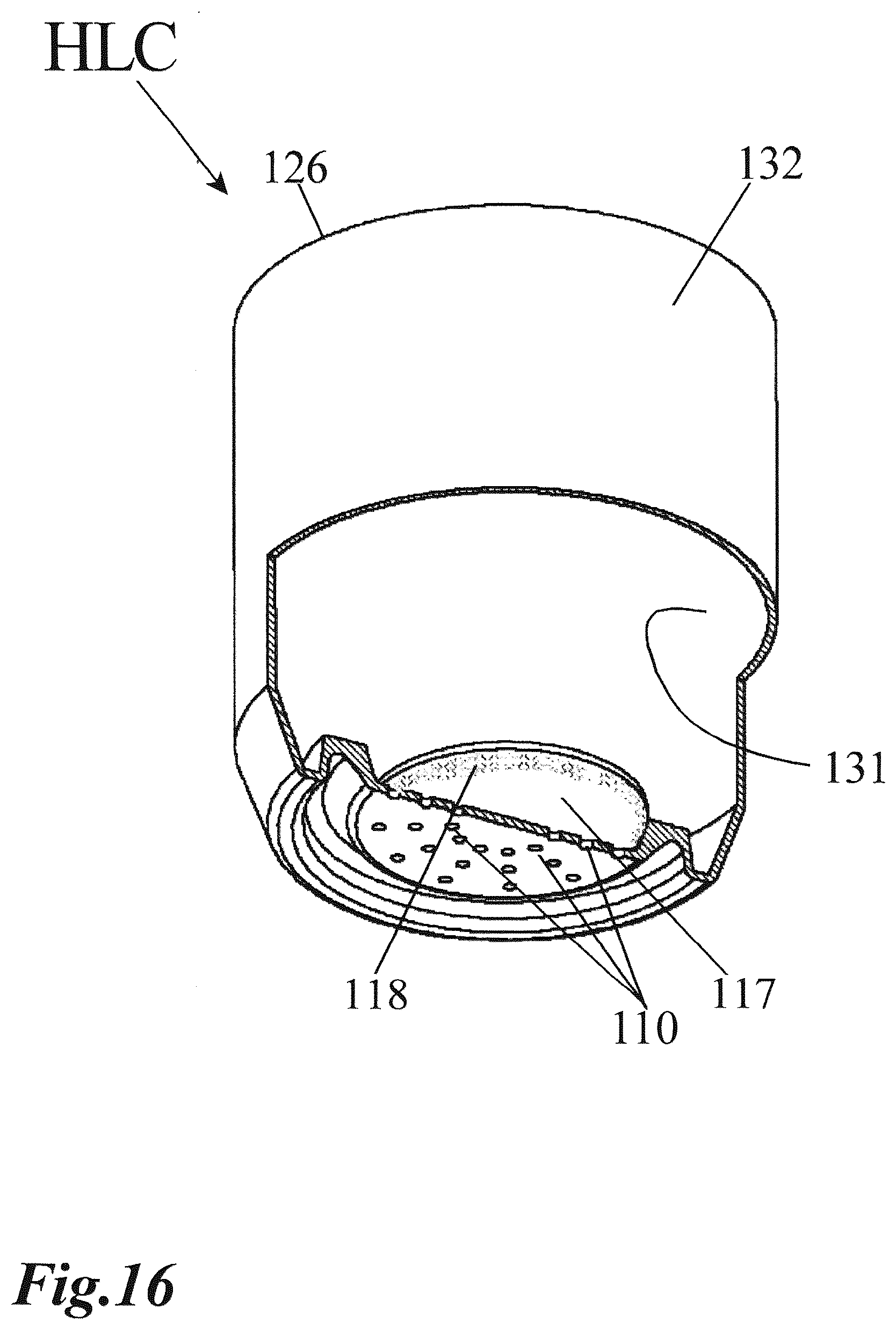 Patent US12098880 Figure 16 – Apparatus for chilling beverages and other food products and process of manufacture