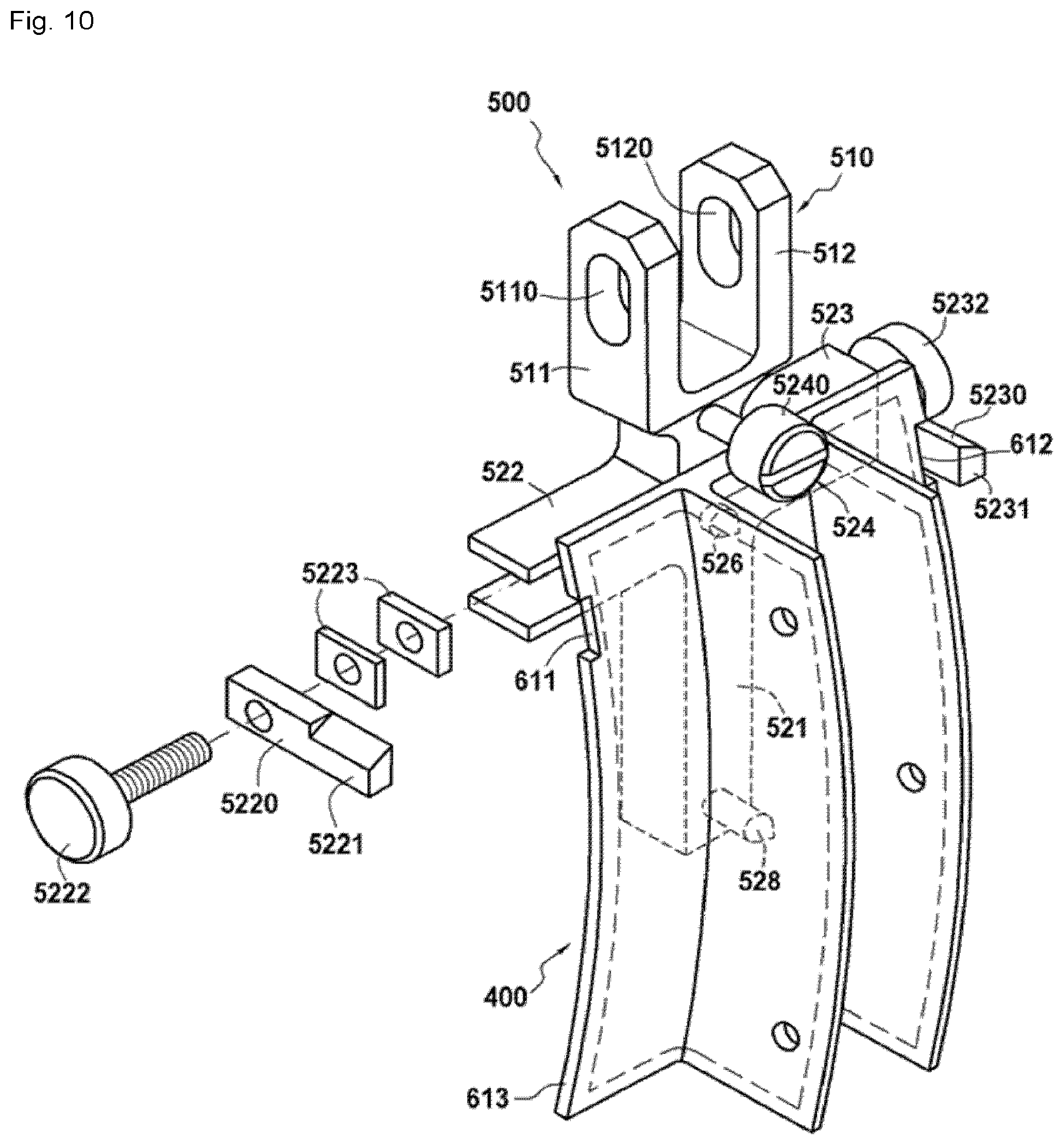 Patent US12098884 Figure 10 – Support tooling for porous preforms to be infiltrated and oven using such a tooling