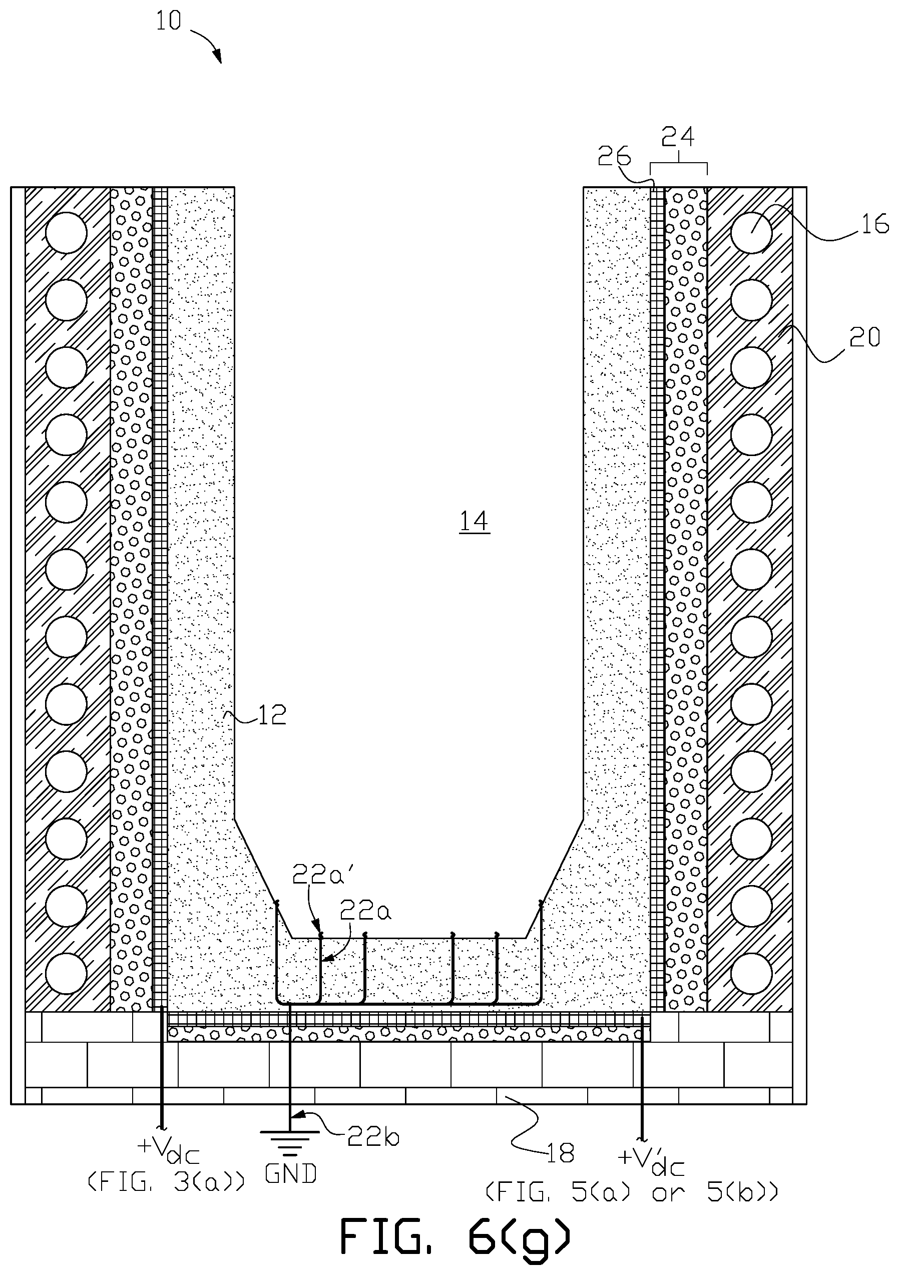 Patent US12098886 Figure 12 – Electric induction furnace with lining wear detection system