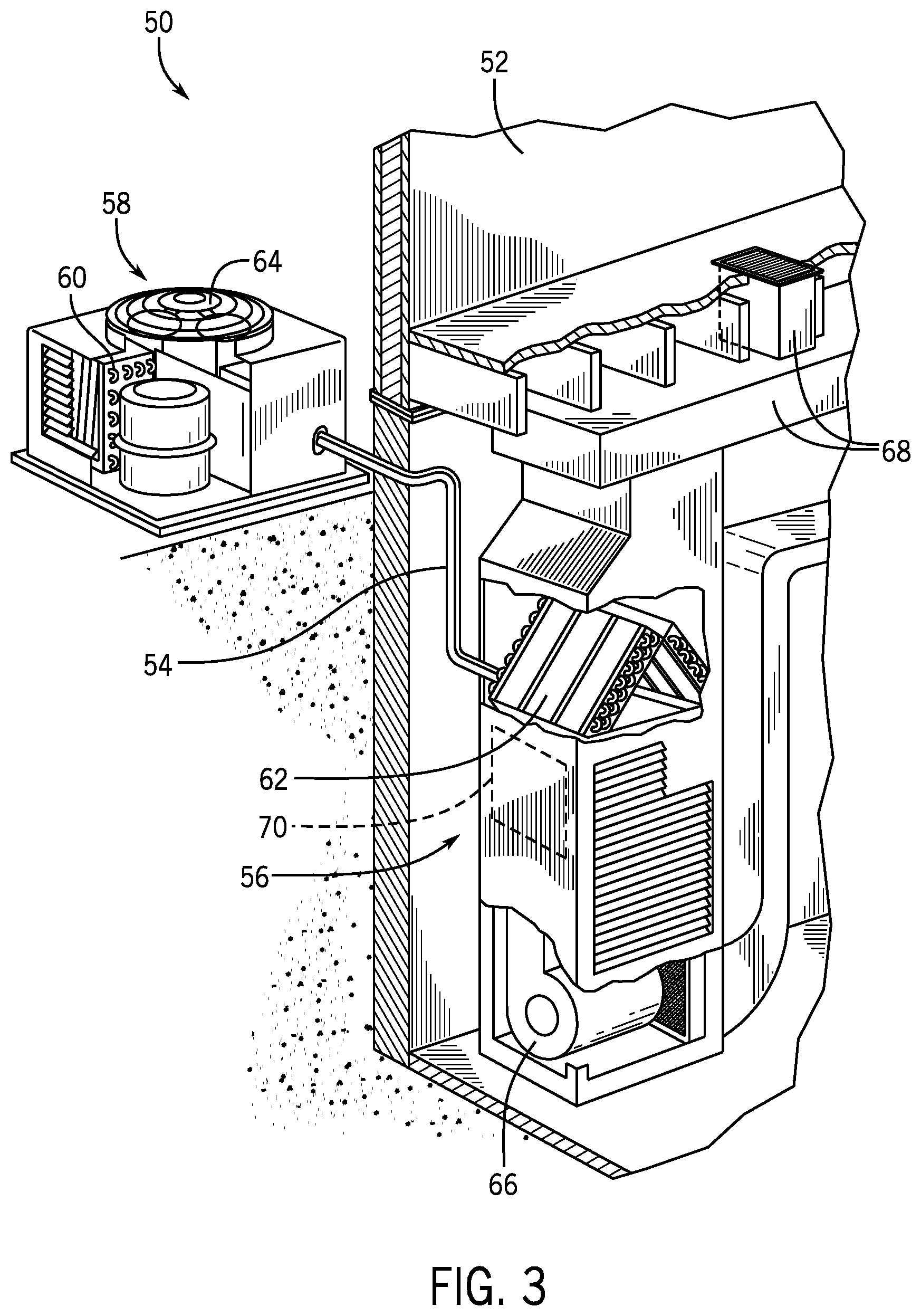 Patent US12098887 Figure 3 – Heat exchanger for HVAC unit