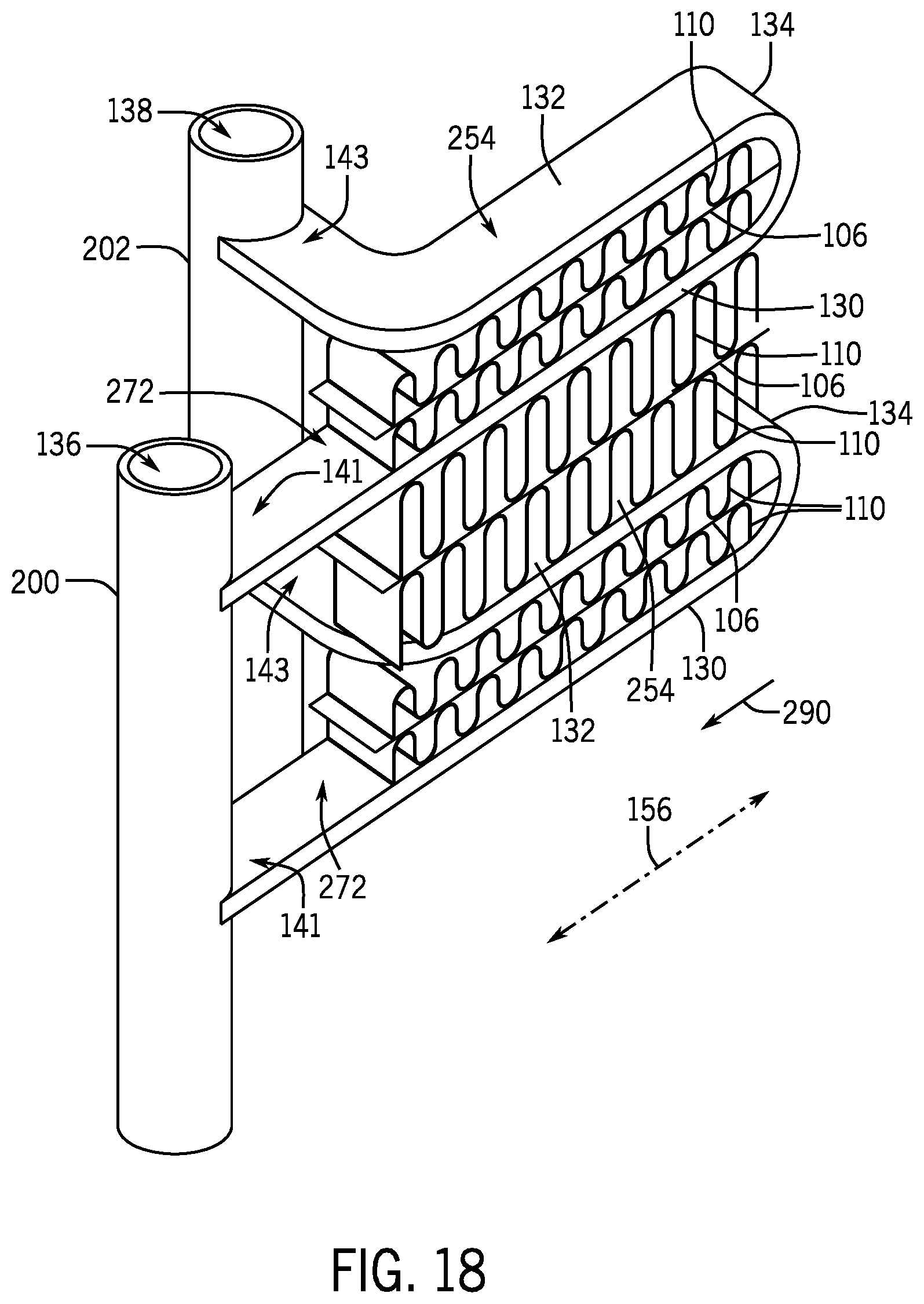 Patent US12098887 Figure 12 – Heat exchanger for HVAC unit