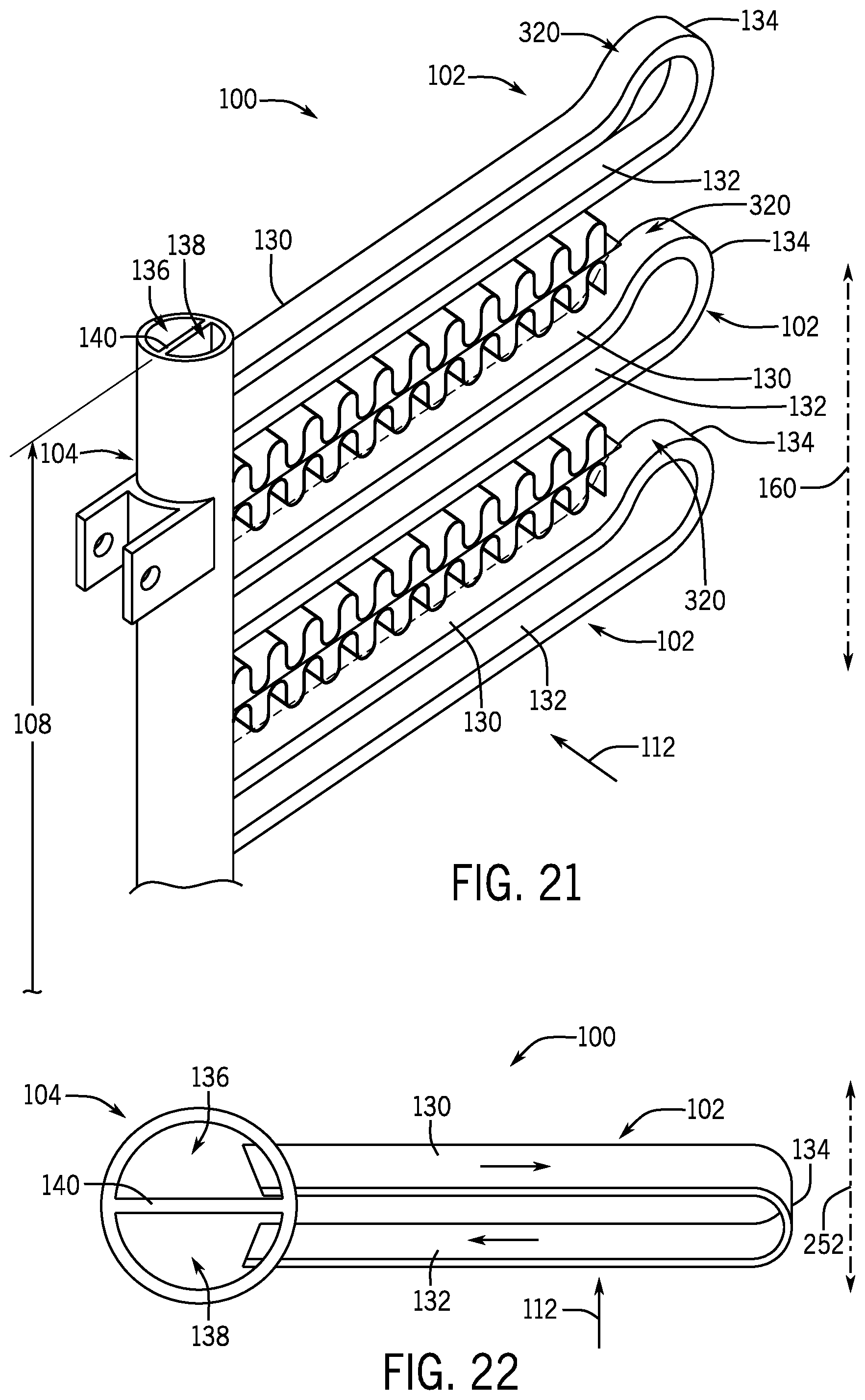 Patent US12098887 Figure 14 – Heat exchanger for HVAC unit