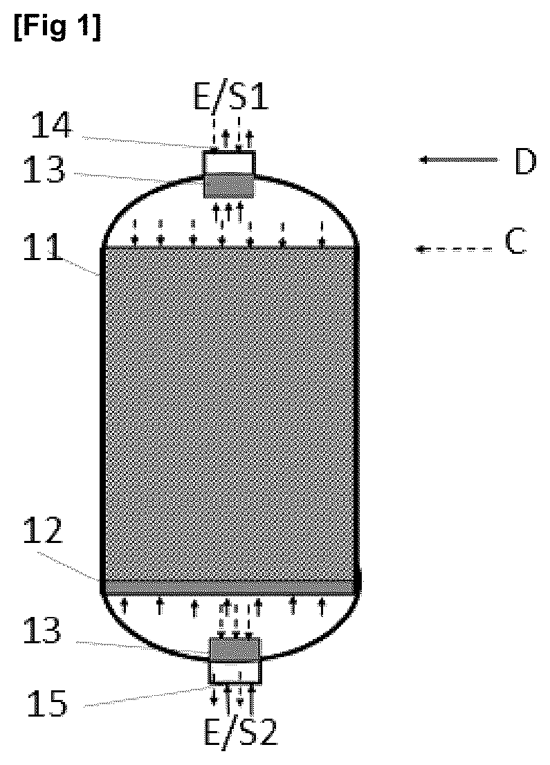 Patent US12098888 Figure 1 – Horizontal-axis heat recovery and storage system