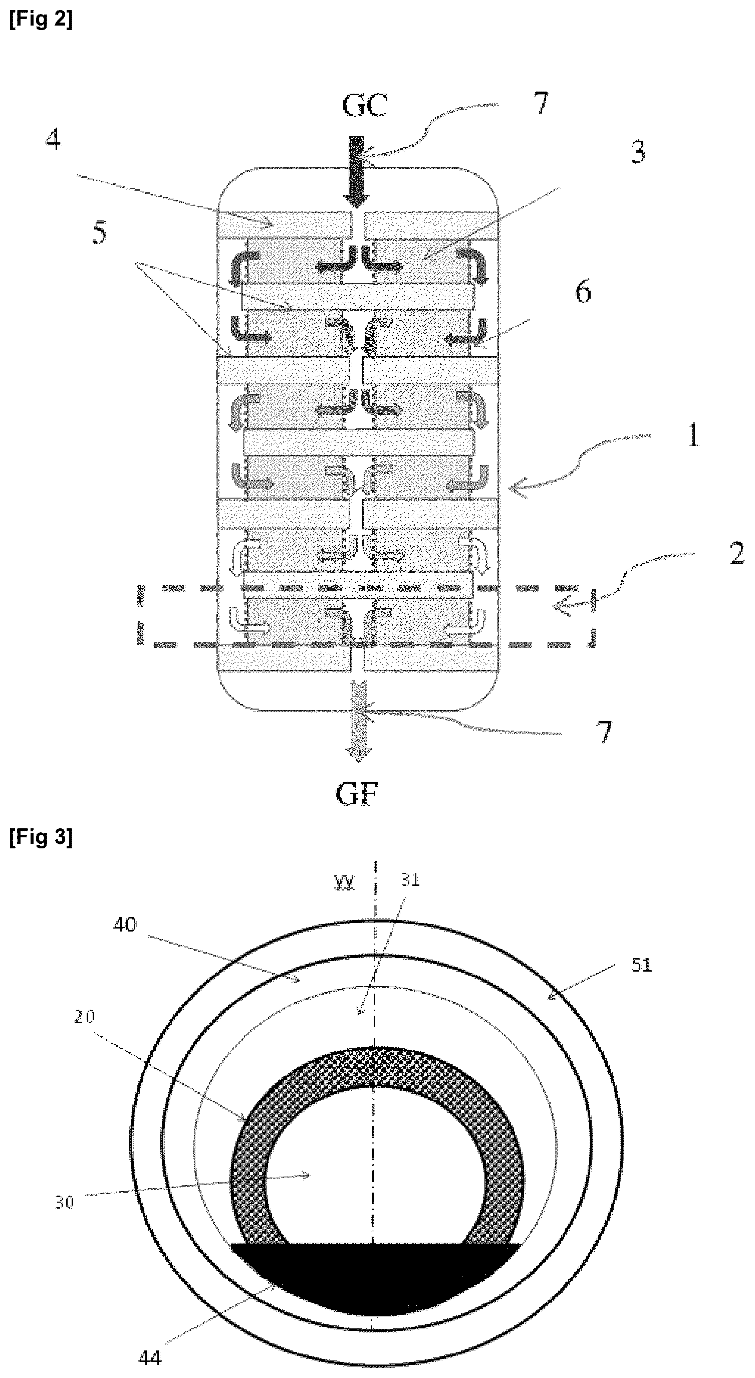 Patent US12098888 Figure 2 – Horizontal-axis heat recovery and storage system