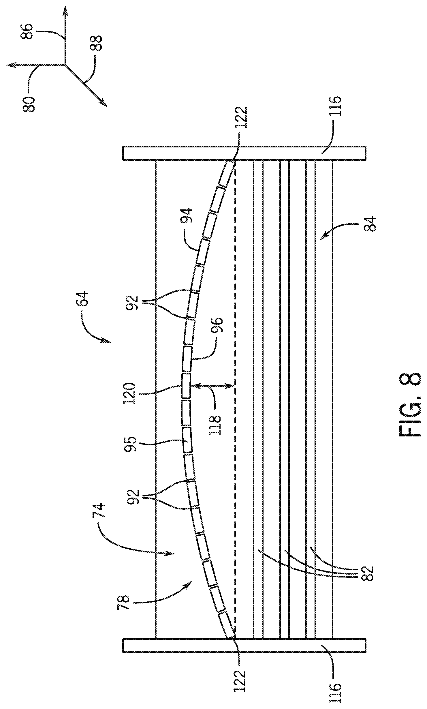 Patent US12098889 Figure 7 – Falling film heat exchanger
