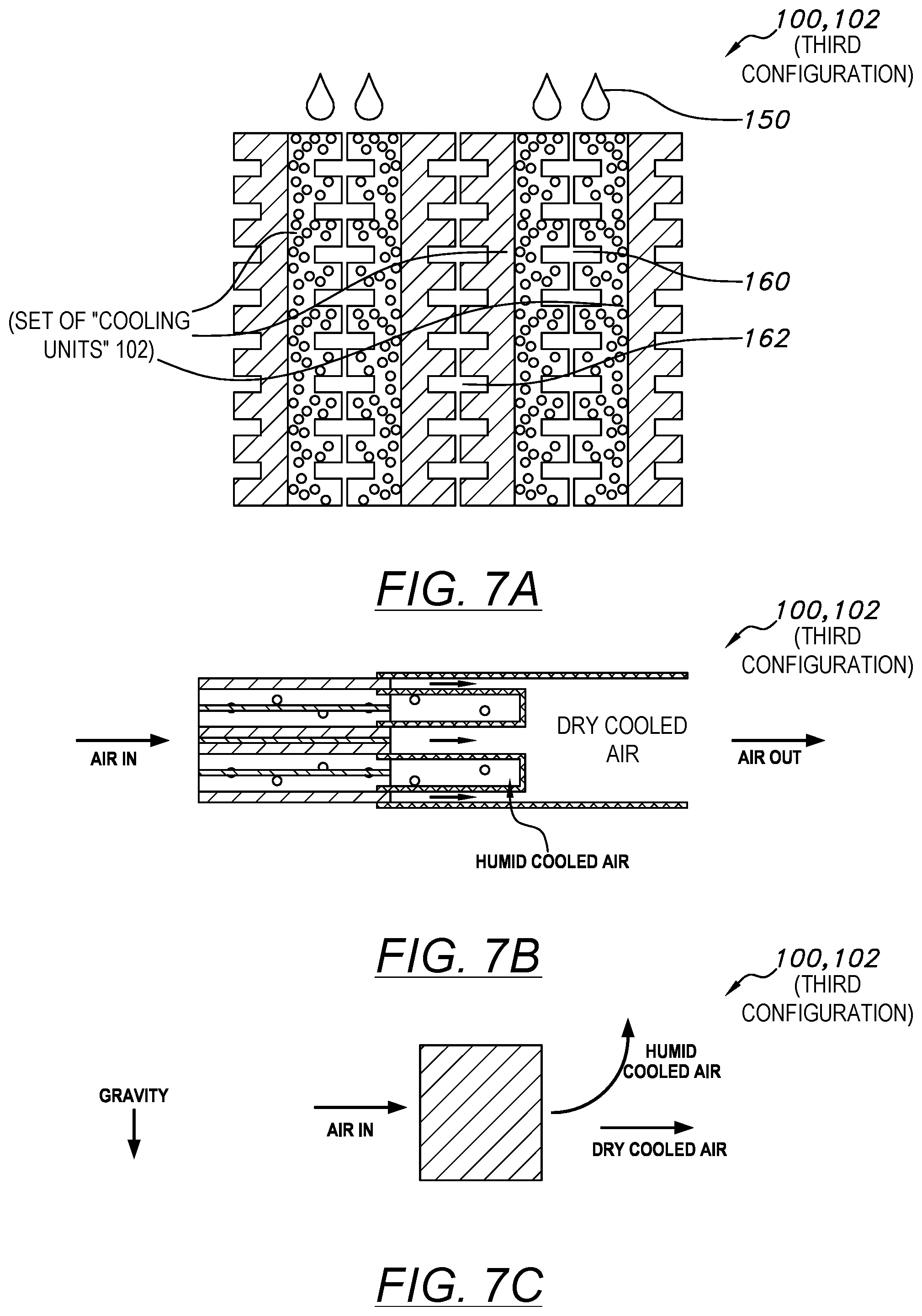 Patent US12098890 Figure 4 – Evaporative cooling system