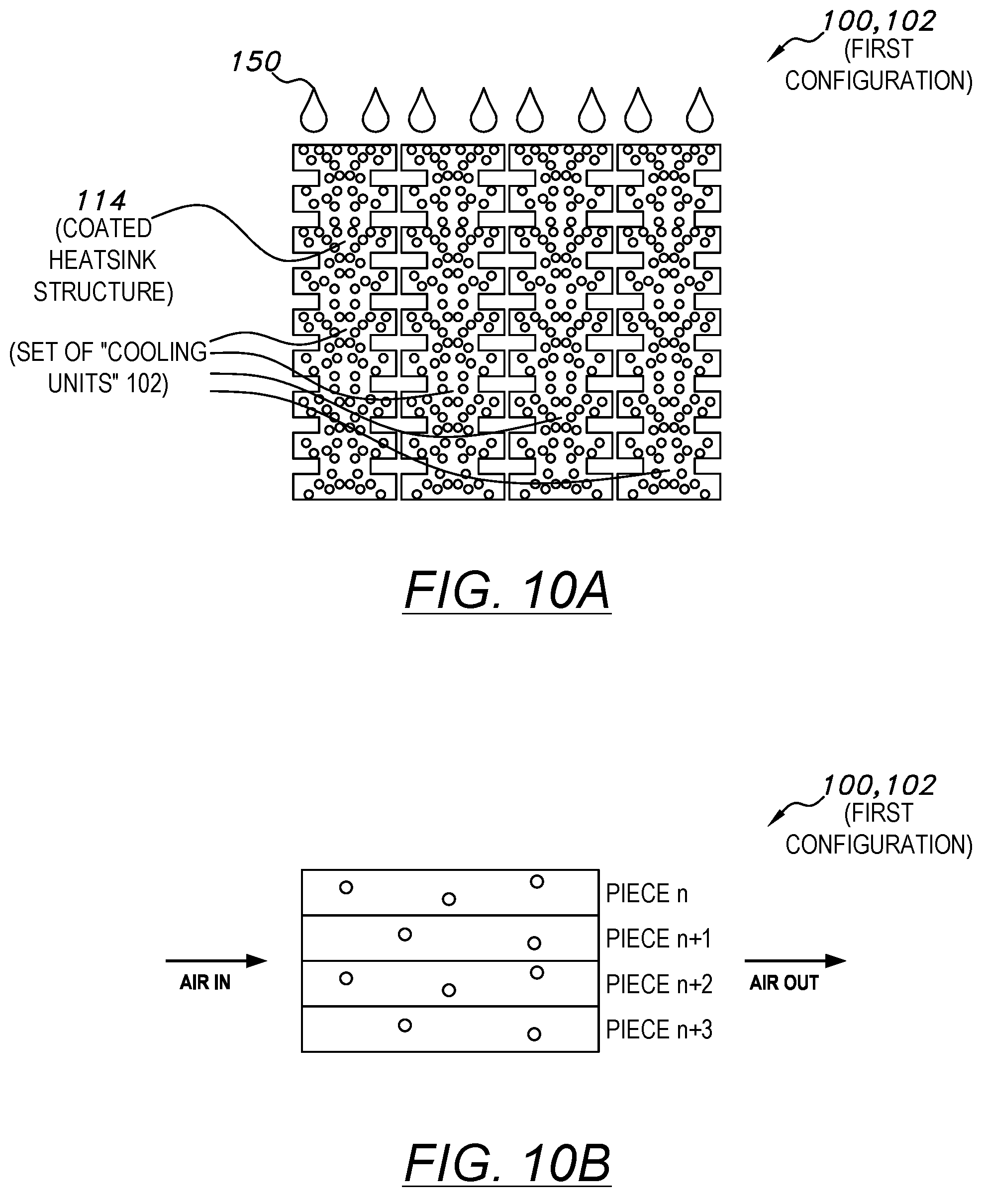 Patent US12098890 Figure 7 – Evaporative cooling system