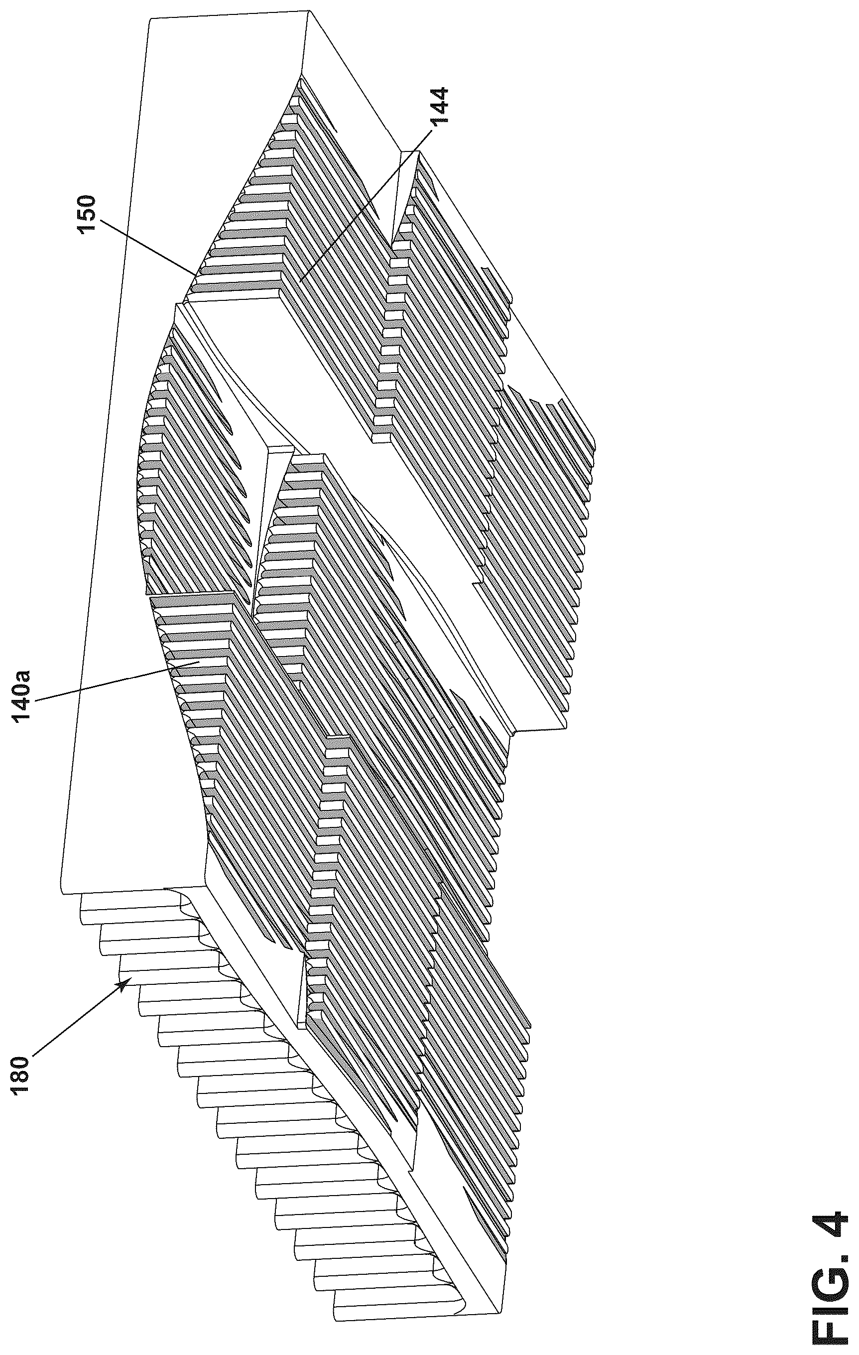 Patent US12098893 Figure 4 – Topological heatsink