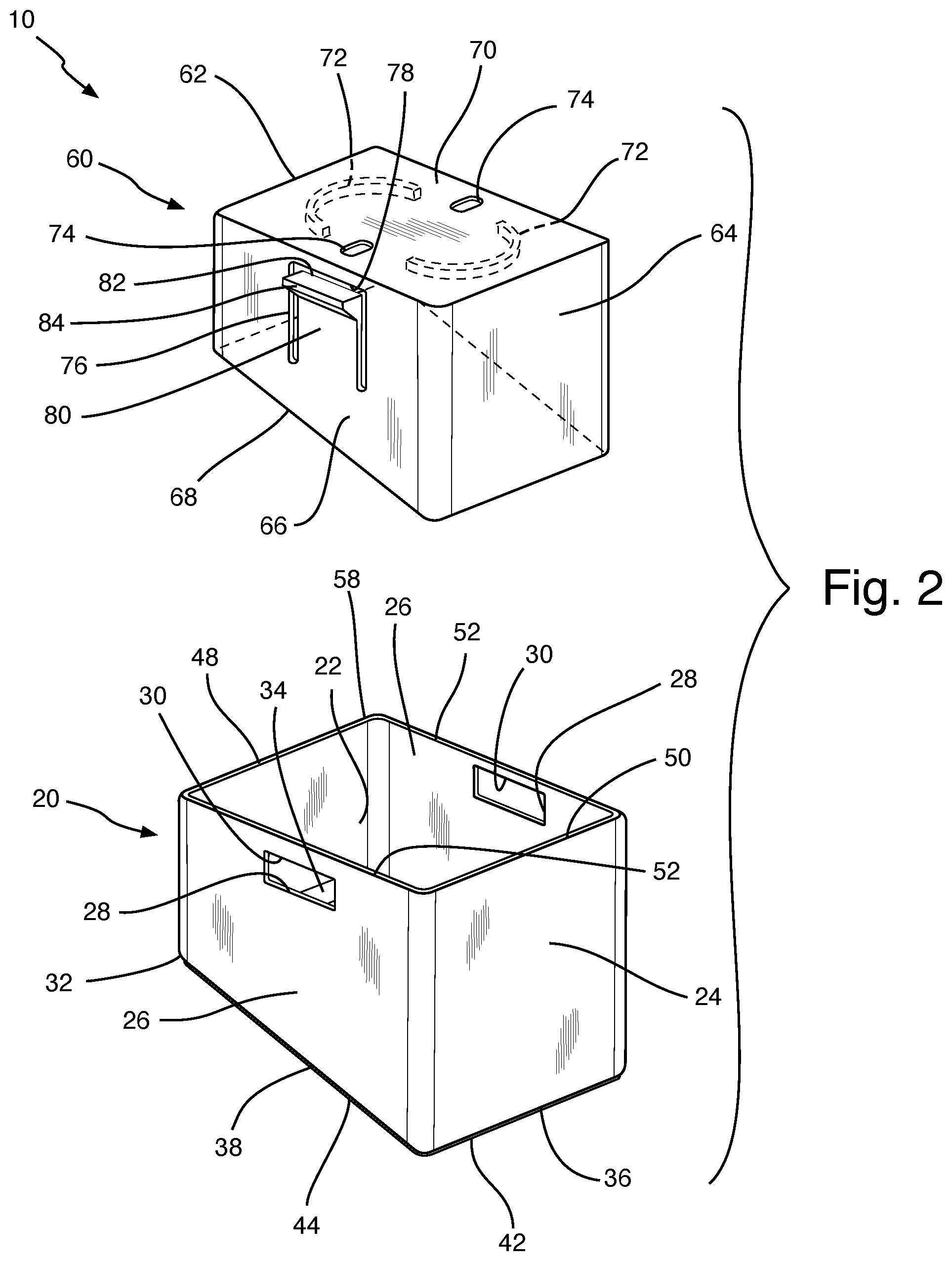 Patent US12098894 Figure 2 – Inverted locking mechanisms