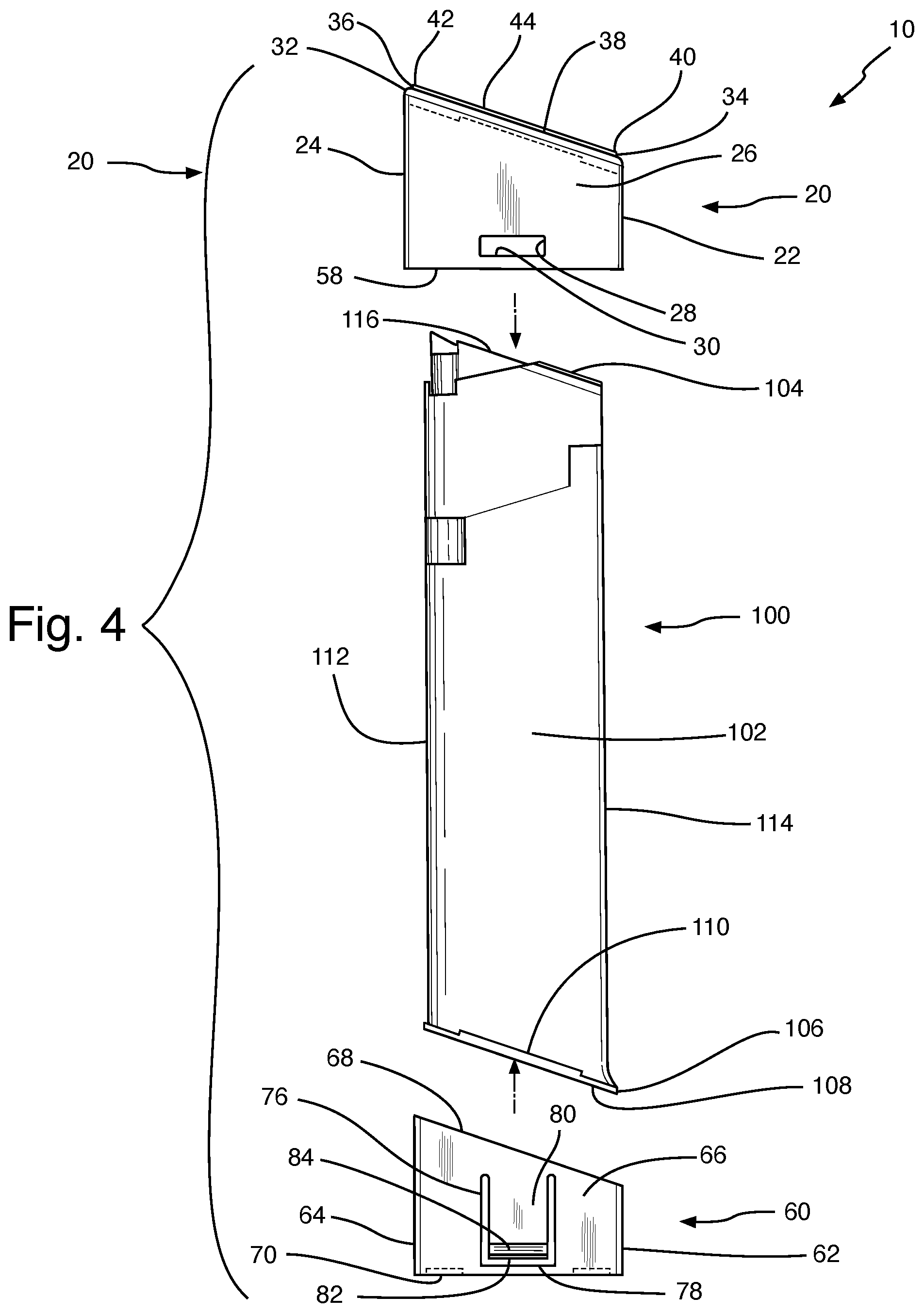 Patent US12098894 Figure 4 – Inverted locking mechanisms