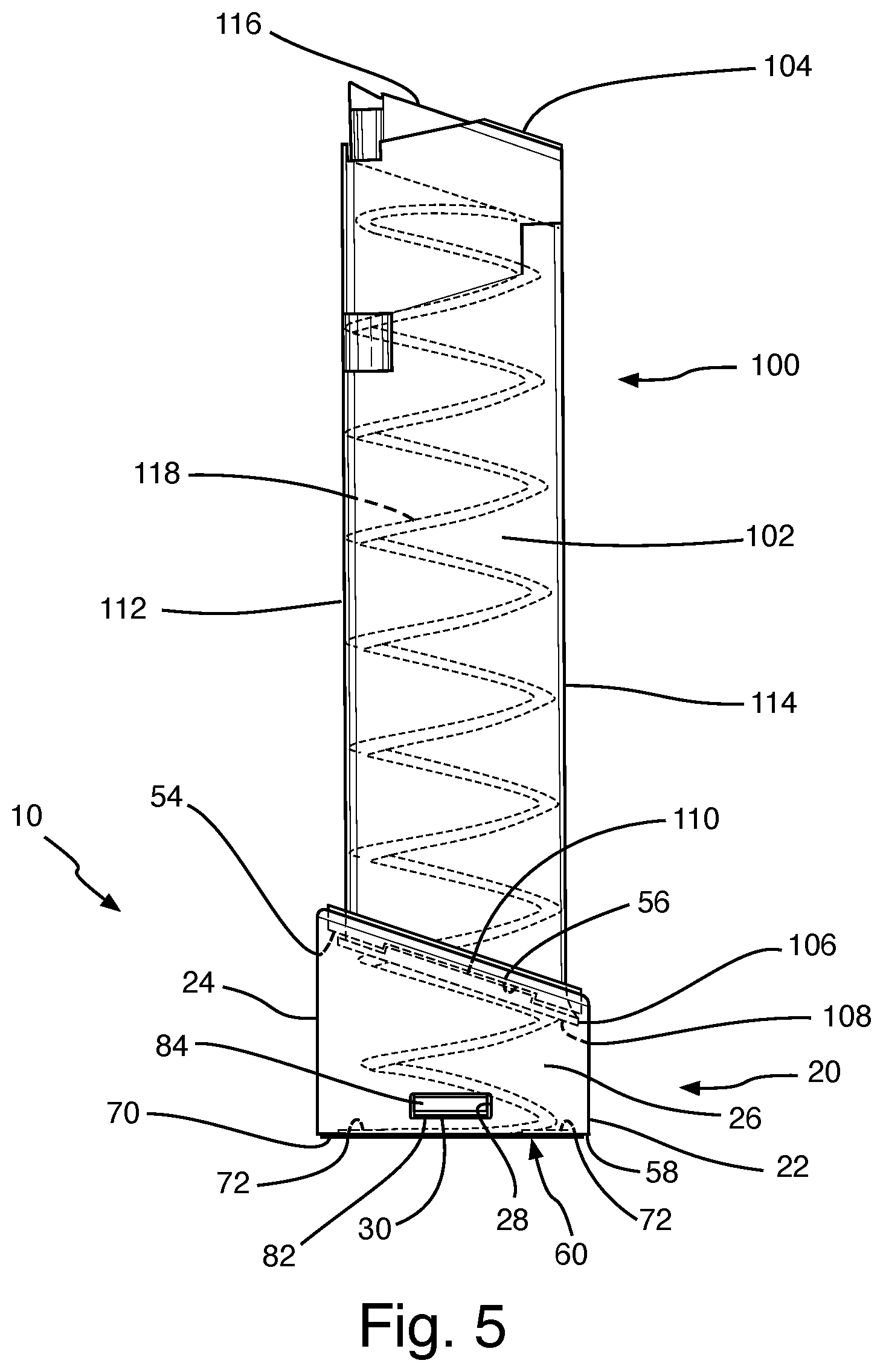 Patent US12098894 Figure 5 – Inverted locking mechanisms