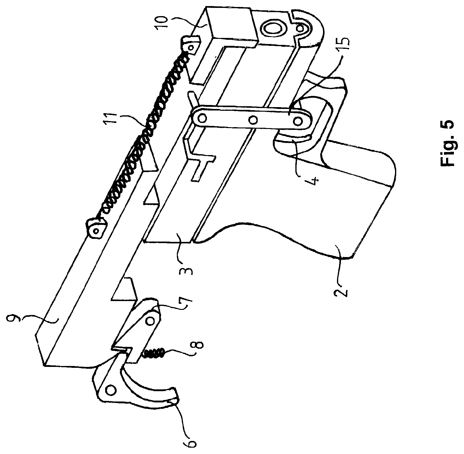 Patent US12098895 Figure 5 – Device for converting a semi-automatic self-loading gun to a full automatic weapon