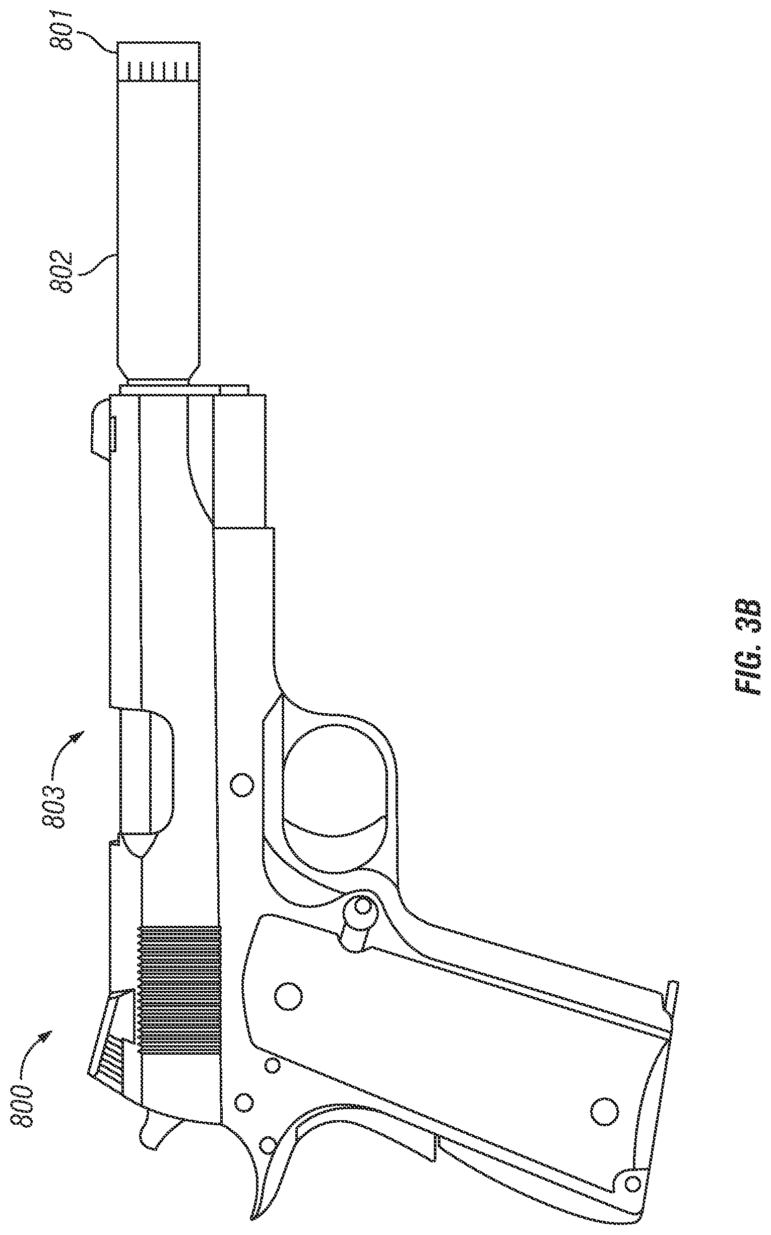 Patent US12098897 Figure 6 – Tuner attached to a muzzle brake or suppressor of a firearm