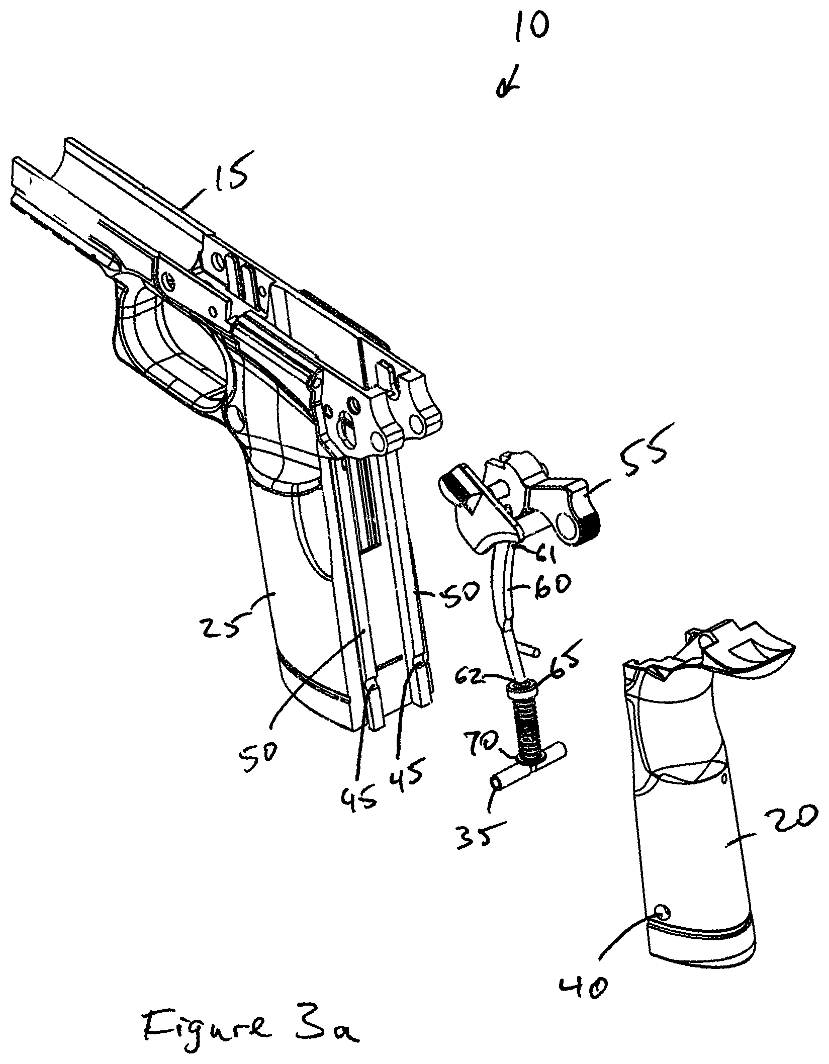 Patent US12098898 Figure 3 – Backstrap assembly for a firearm