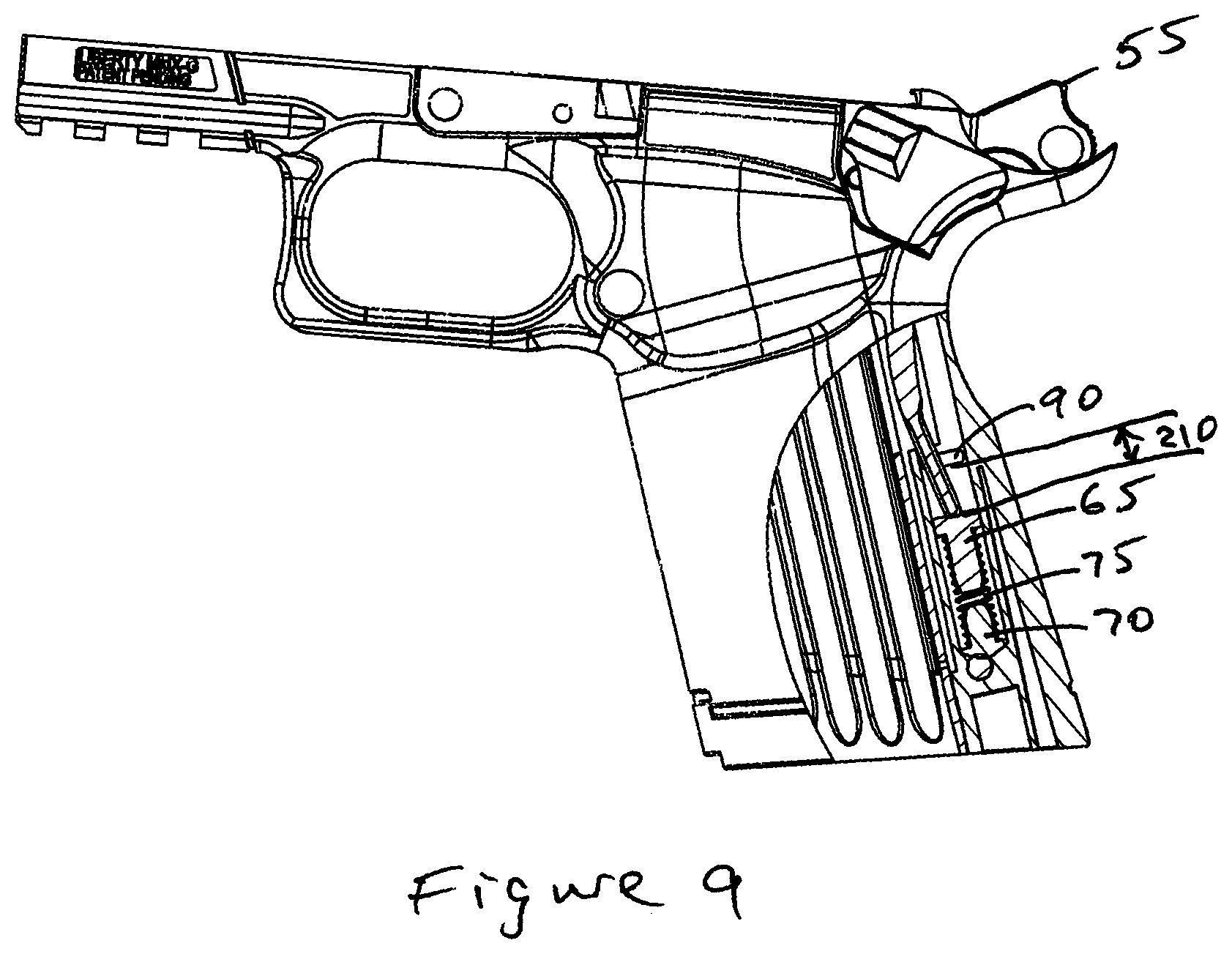 Patent US12098898 Figure 10 – Backstrap assembly for a firearm