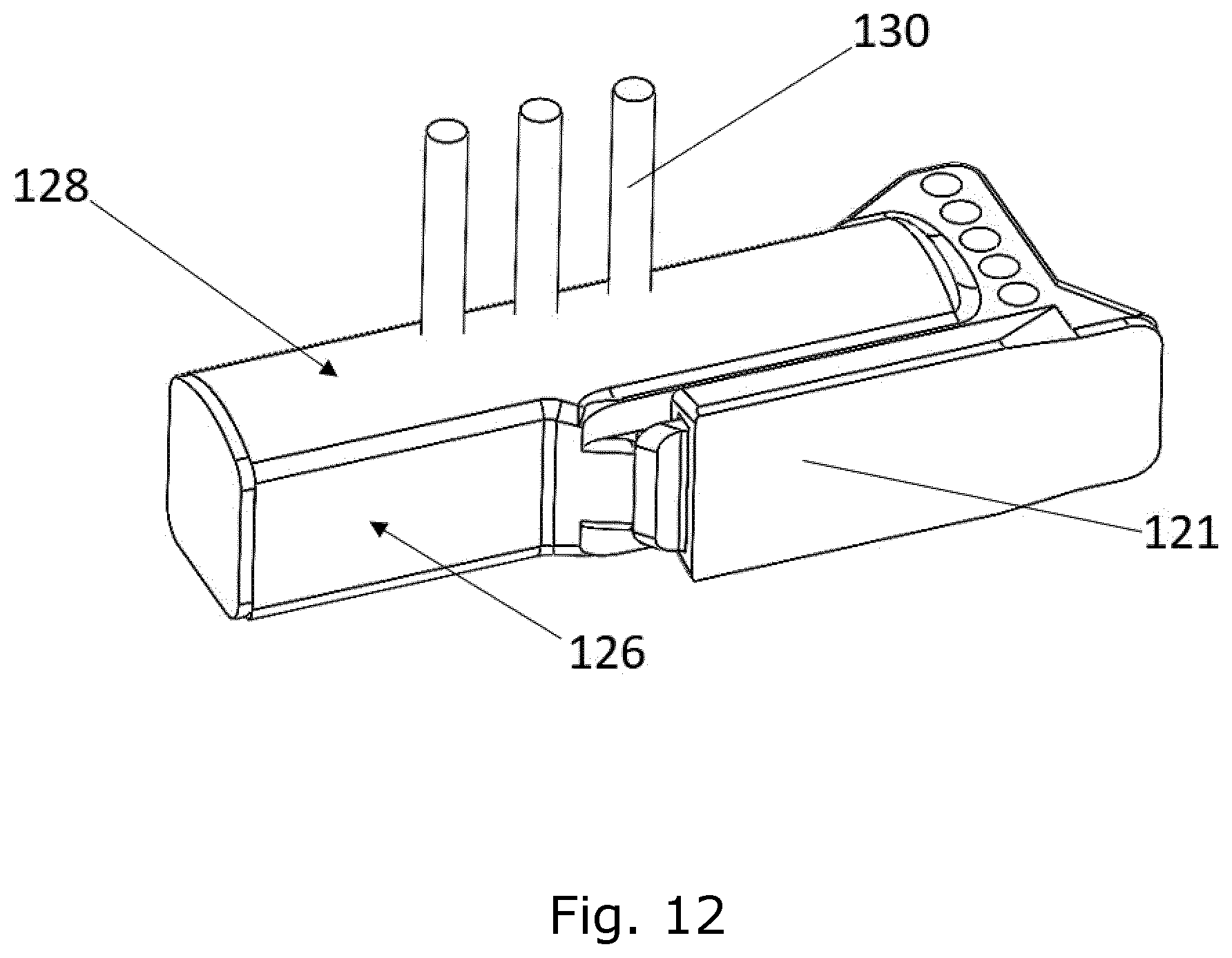 Patent US12098899 Figure 12 – Retainer for catching ejected cartridge cases from shotguns
