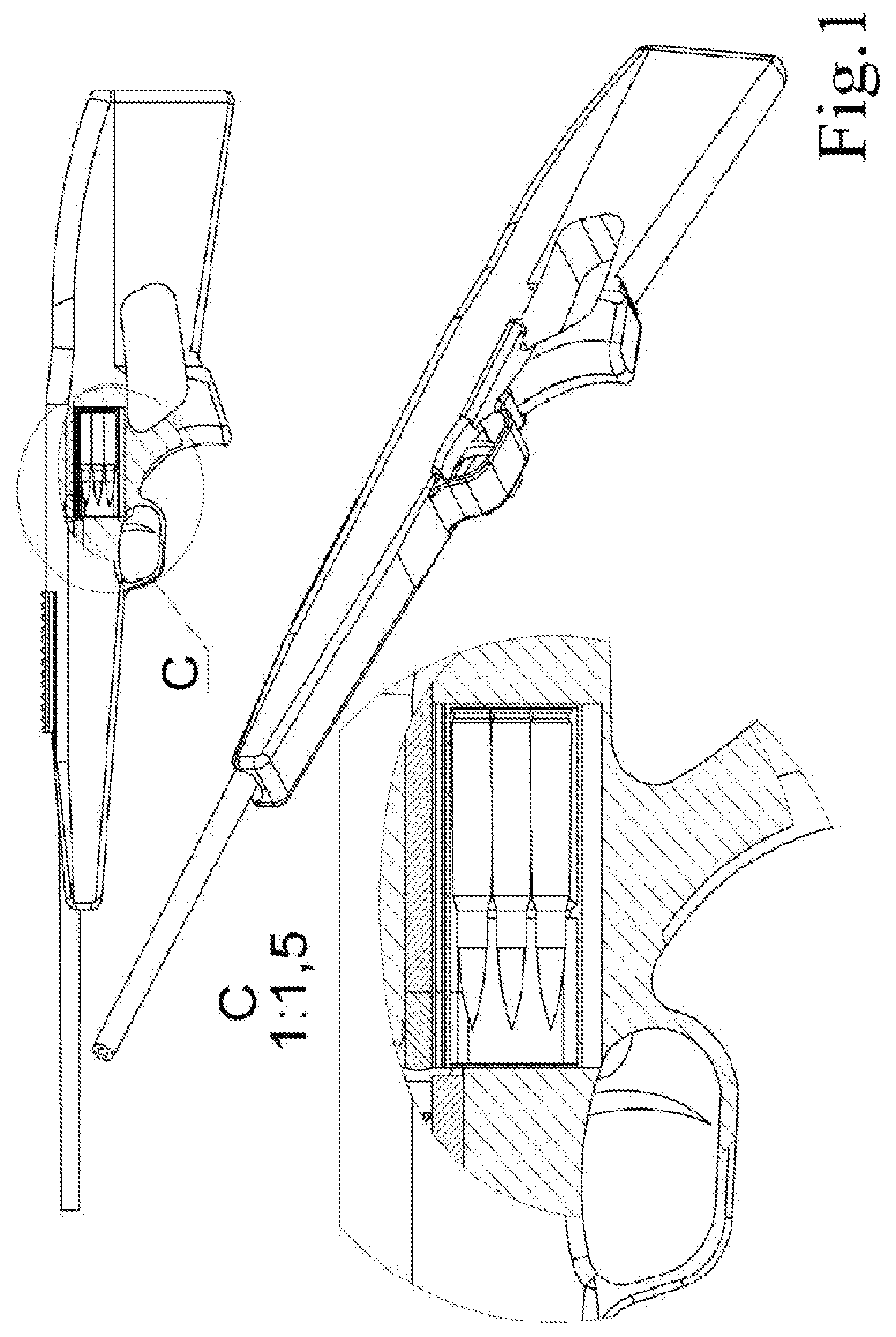 Patent US12098900 Figure 1 – Turlakov's rifle N 8 (IRINA)
