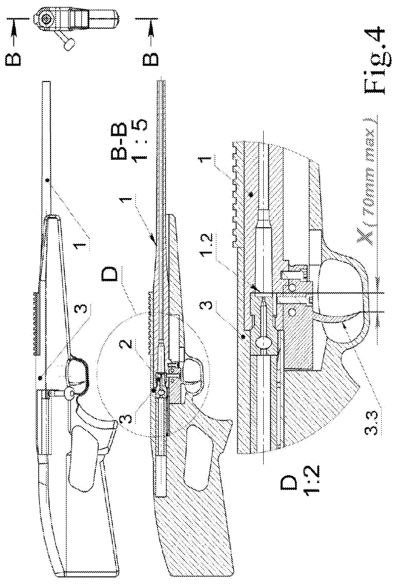 Patent US12098900 Figure 4 – Turlakov's rifle N 8 (IRINA)
