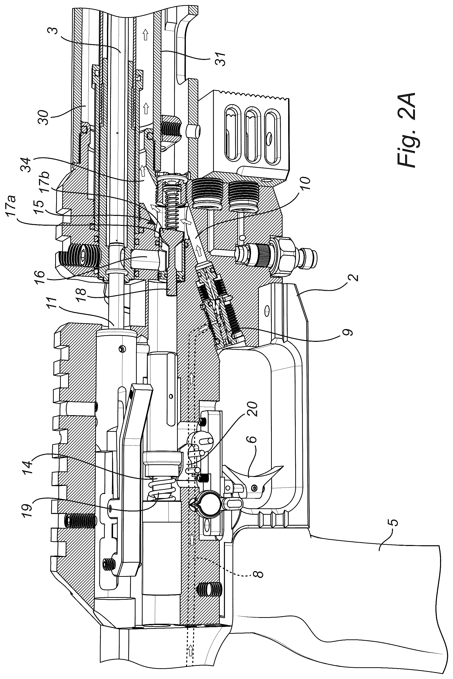 Patent US12098901 Figure 2 – Gas-powered gun