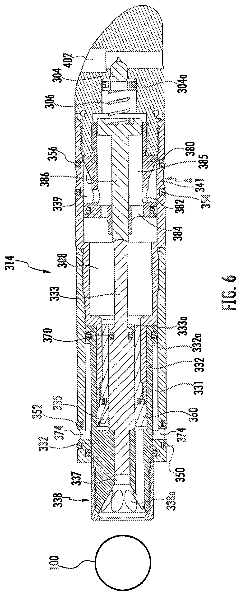 Patent US12098902 Figure 6 – Compressed gas gun